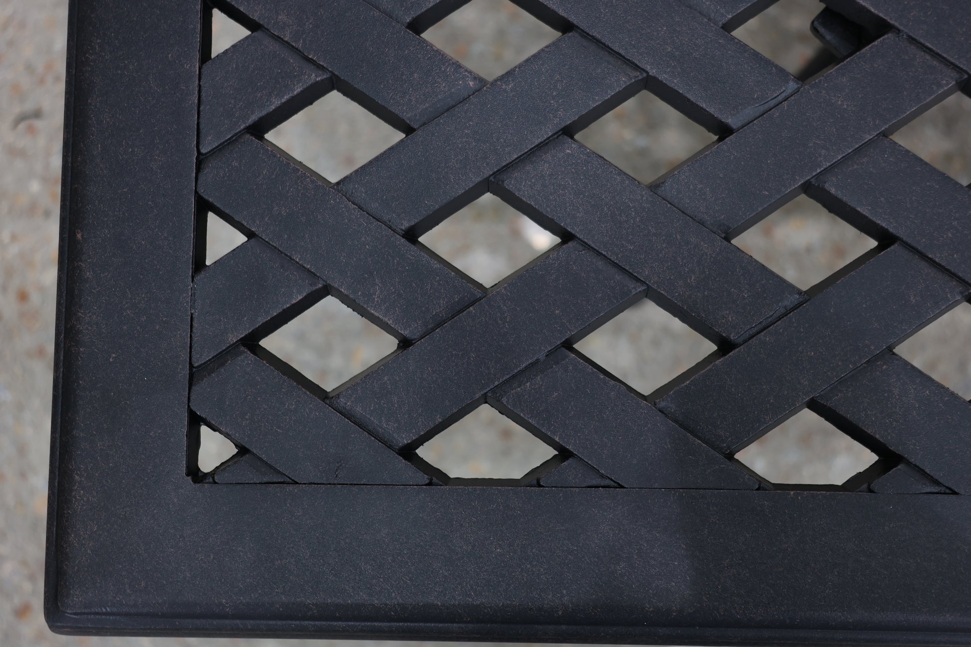 New Portarlington Dining Table - Bronze Frame
