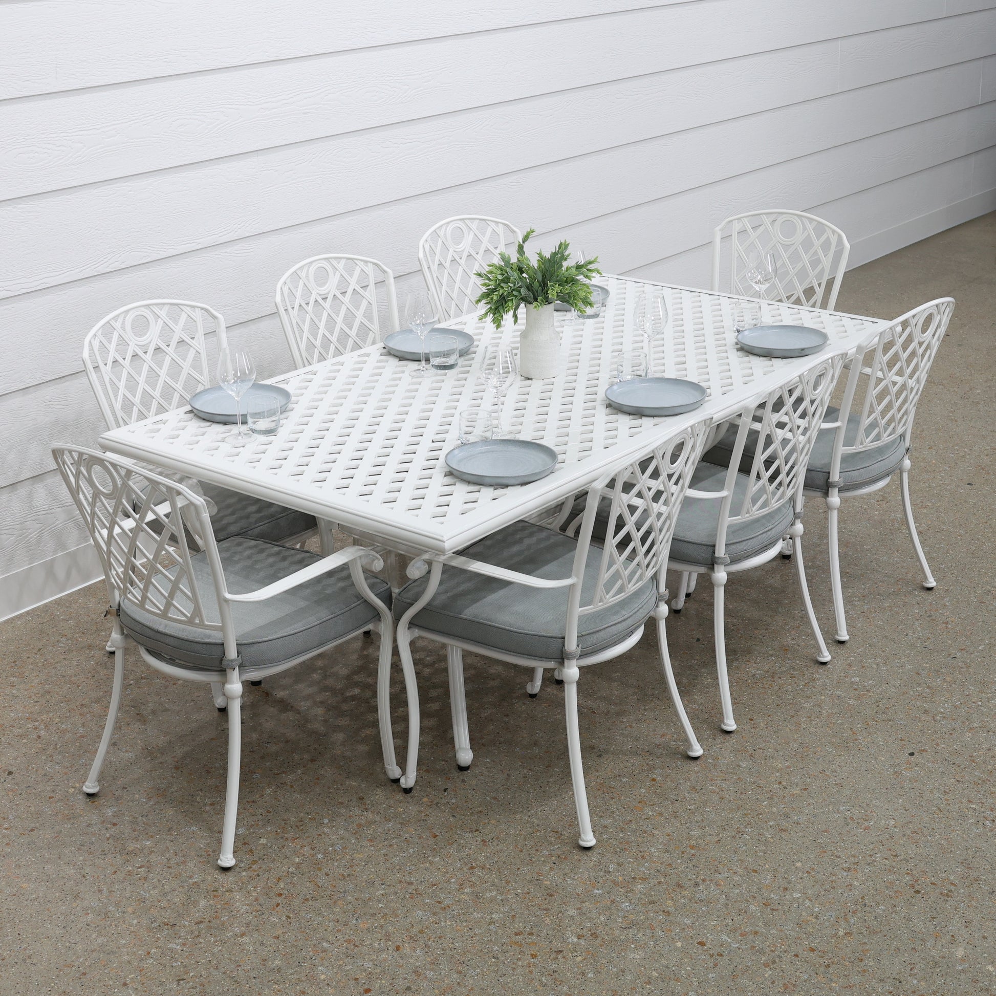 New Portarlington Dining Table - White Frame