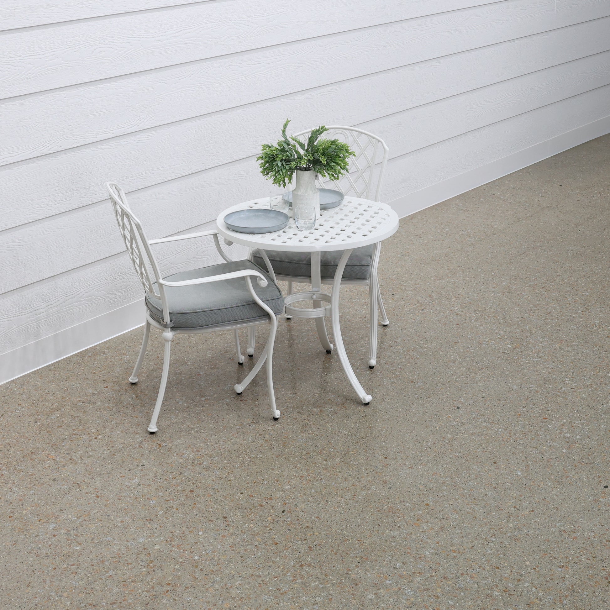 New Portarlington 3 Piece Casual Setting - White