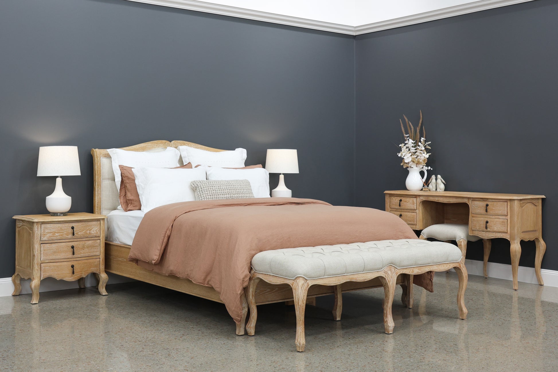 Mt Eden Fabric Stool