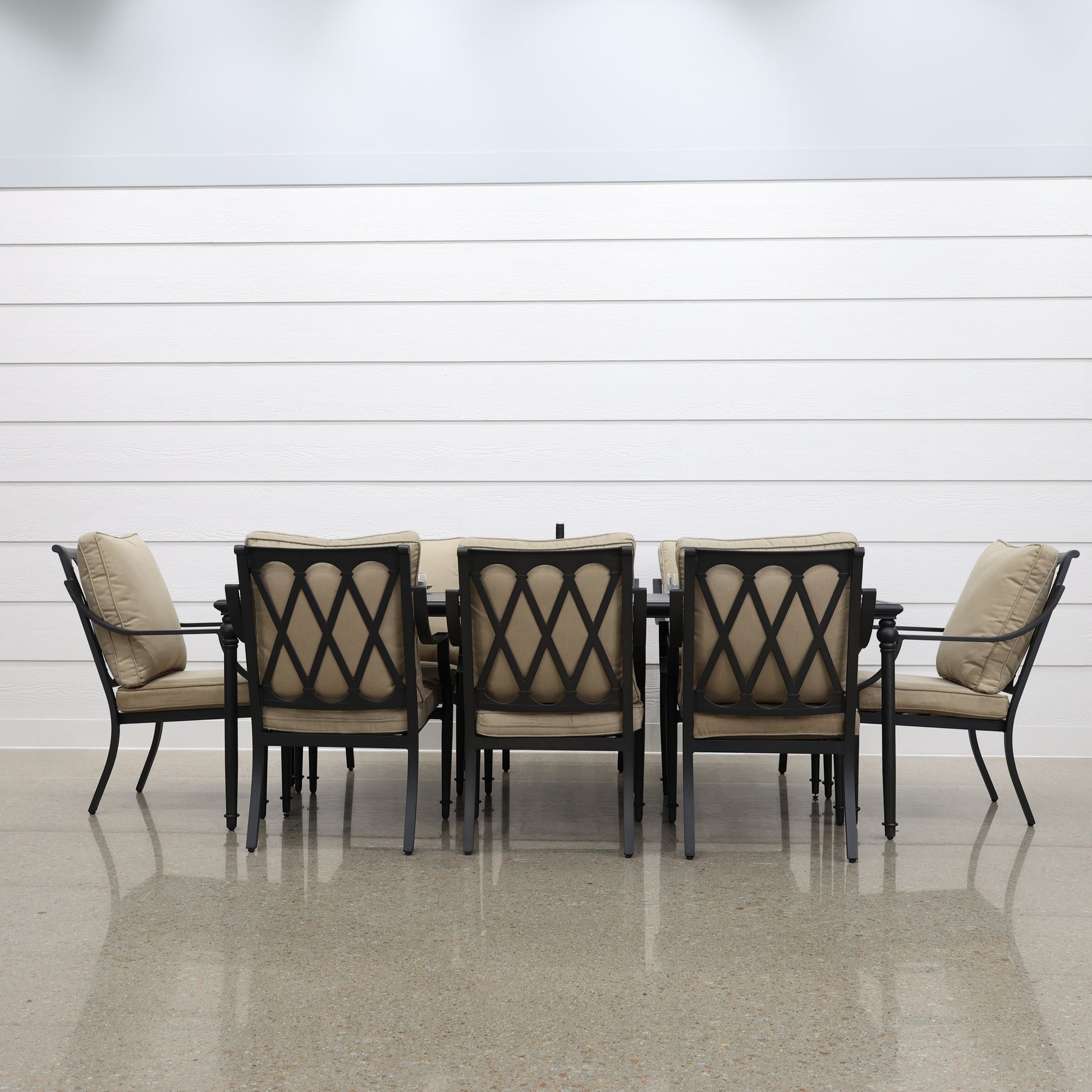 Elmore Dining Table - Rustic Black