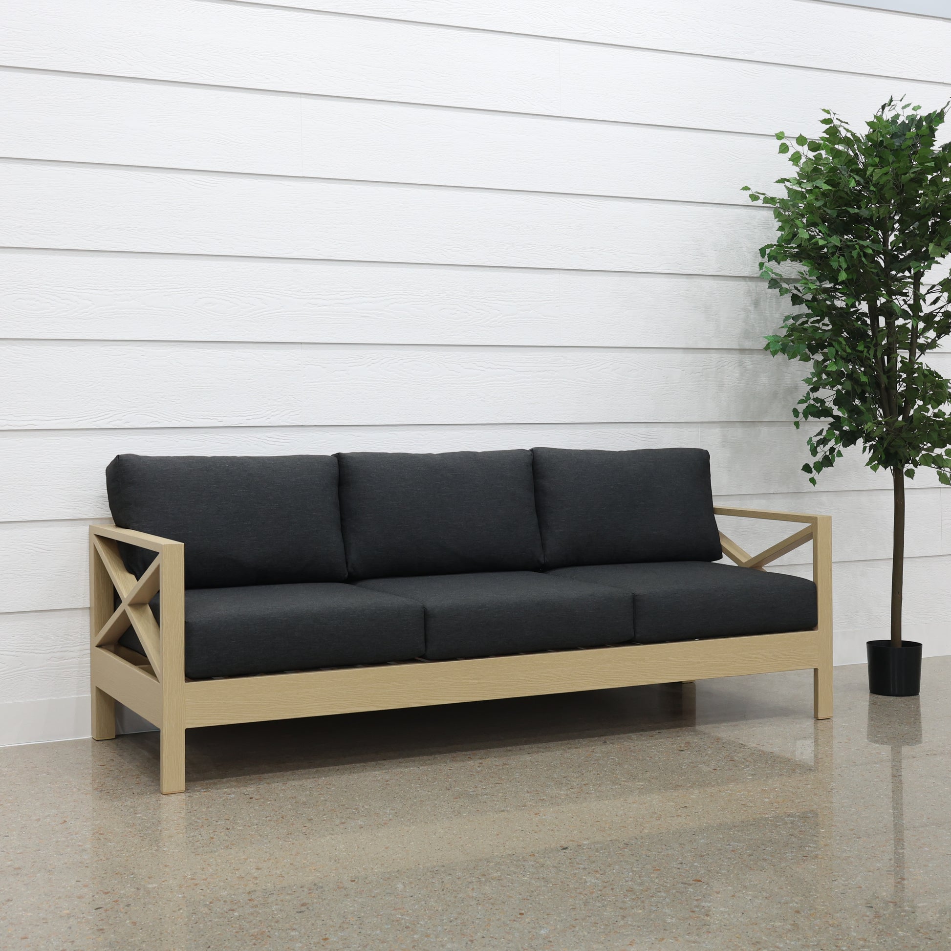 Kingscliff Sofa - Natural Light Oak