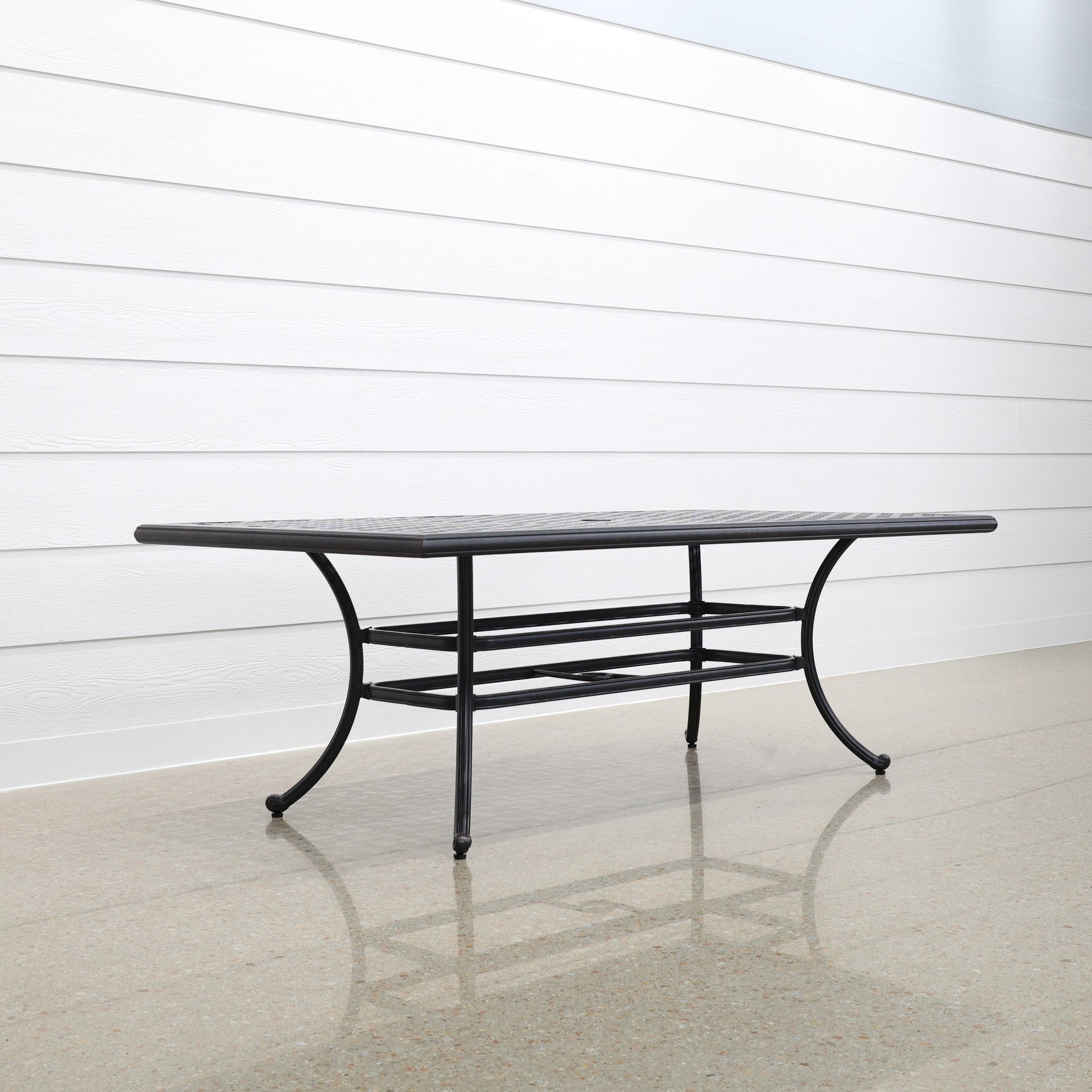 New Portarlington Dining Table - Bronze Frame
