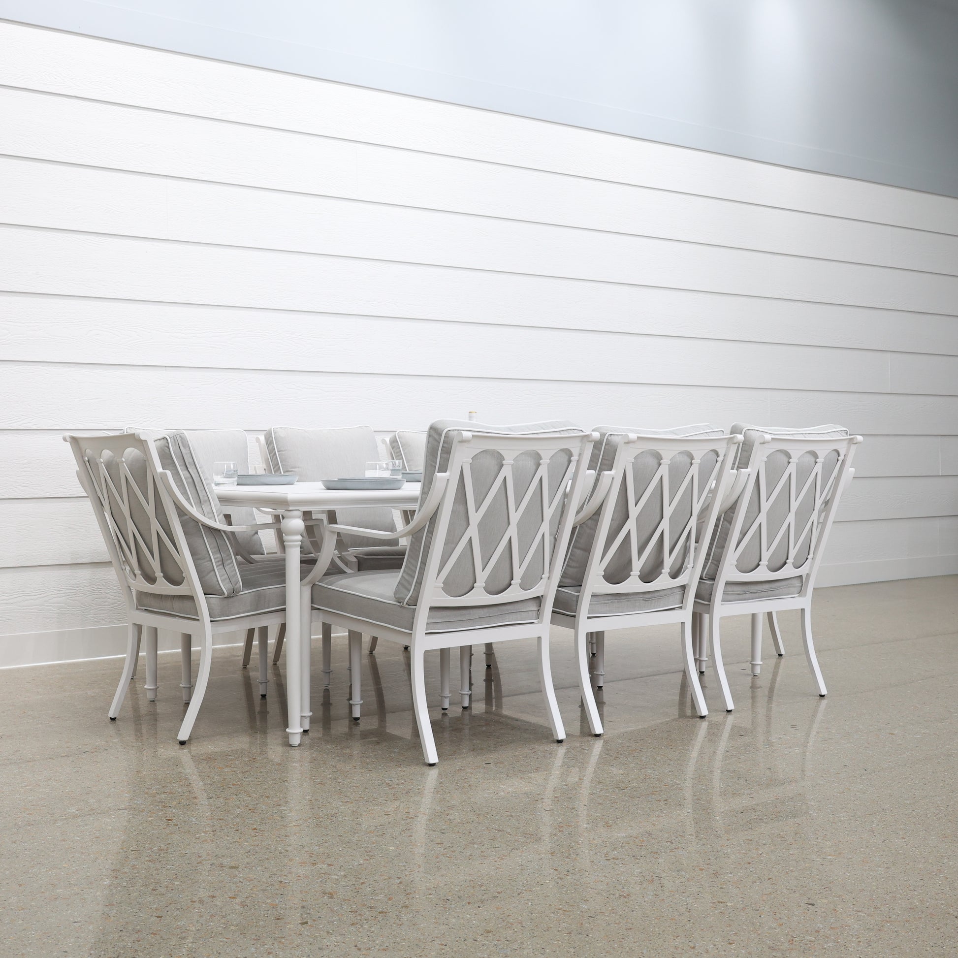 Elmore Dining Table - White