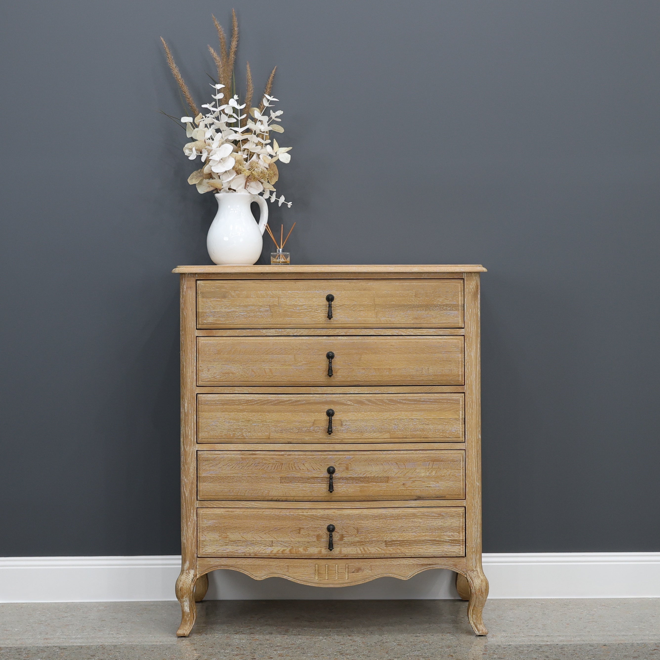 Mt Eden 5 Drawer Tallboy