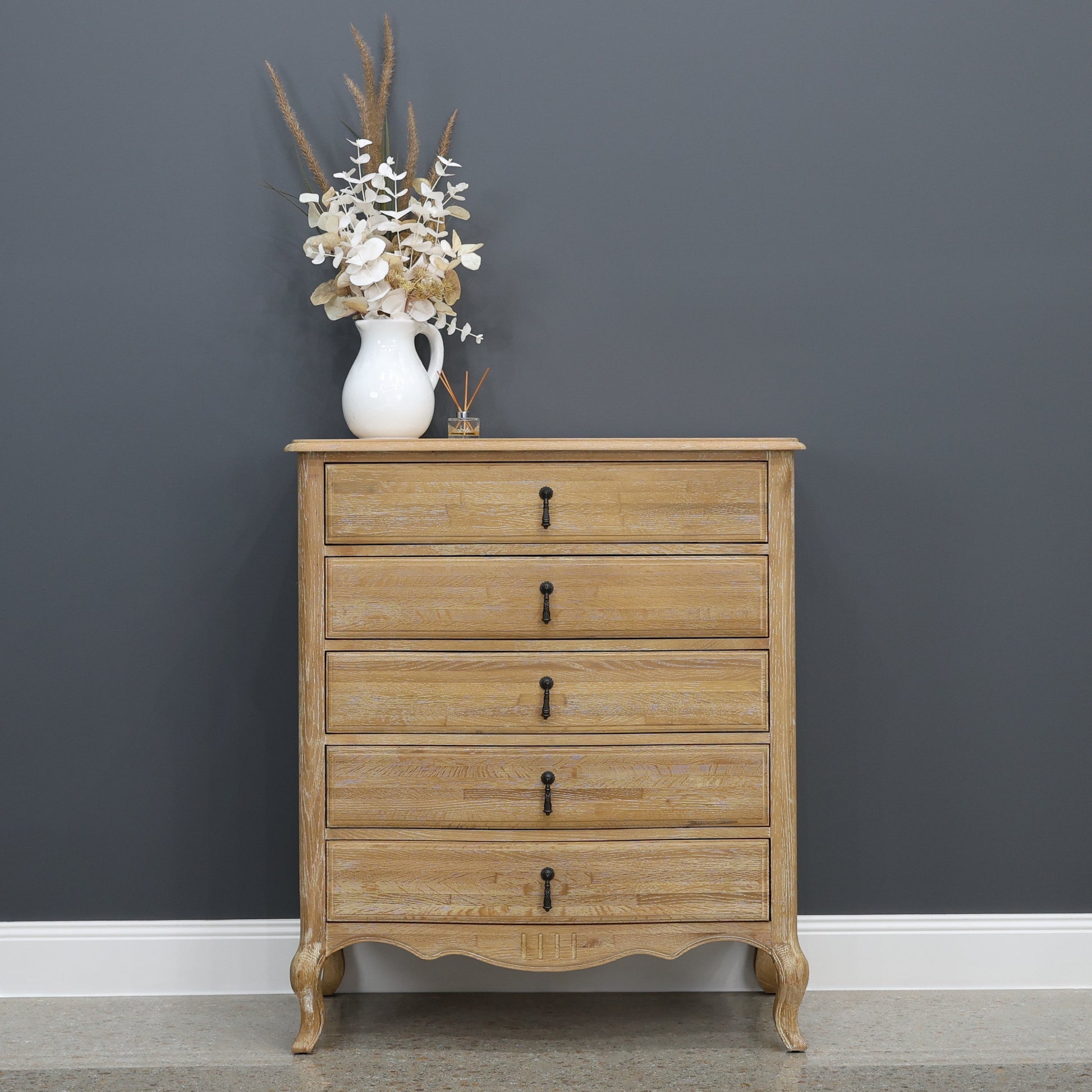 Mt Eden 5 Drawer Tallboy