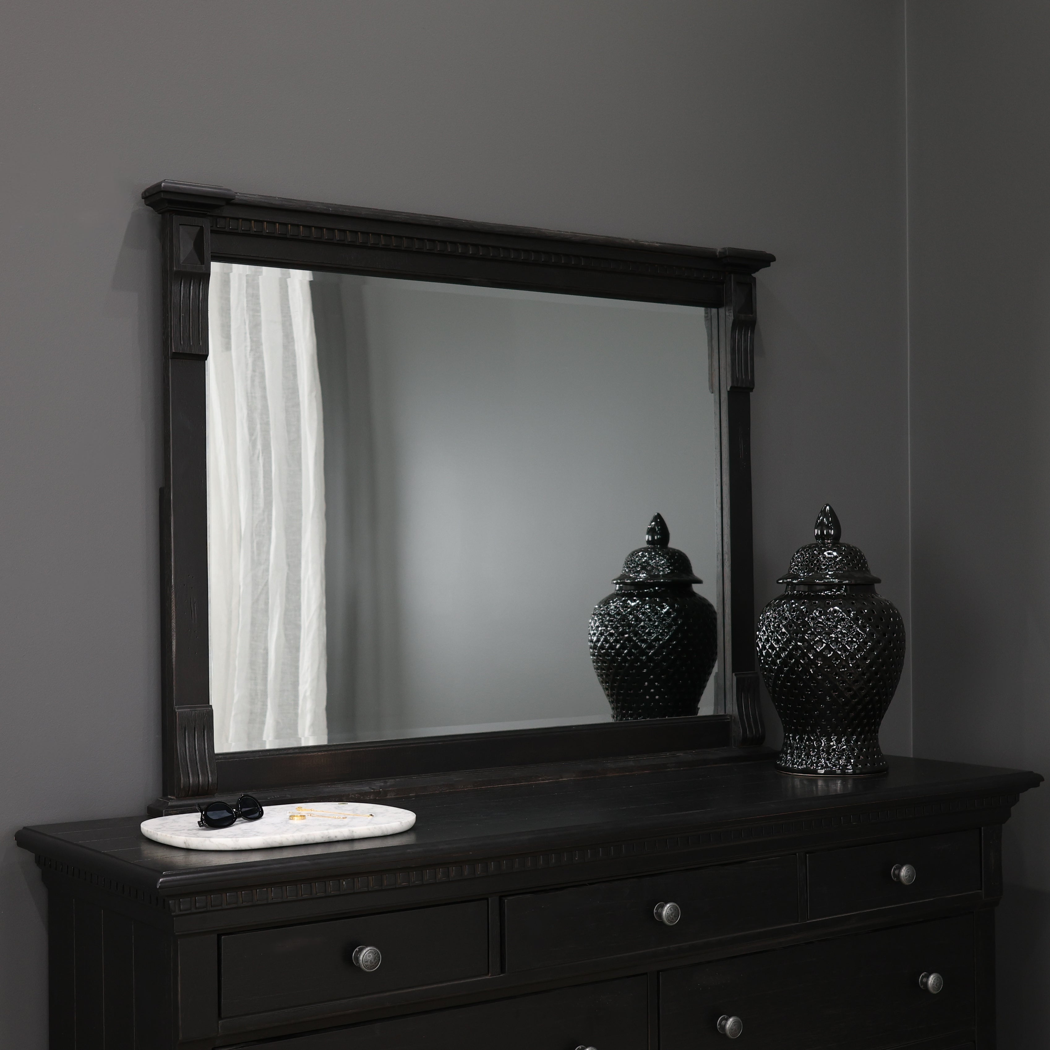 Adelaide Mirror - Black