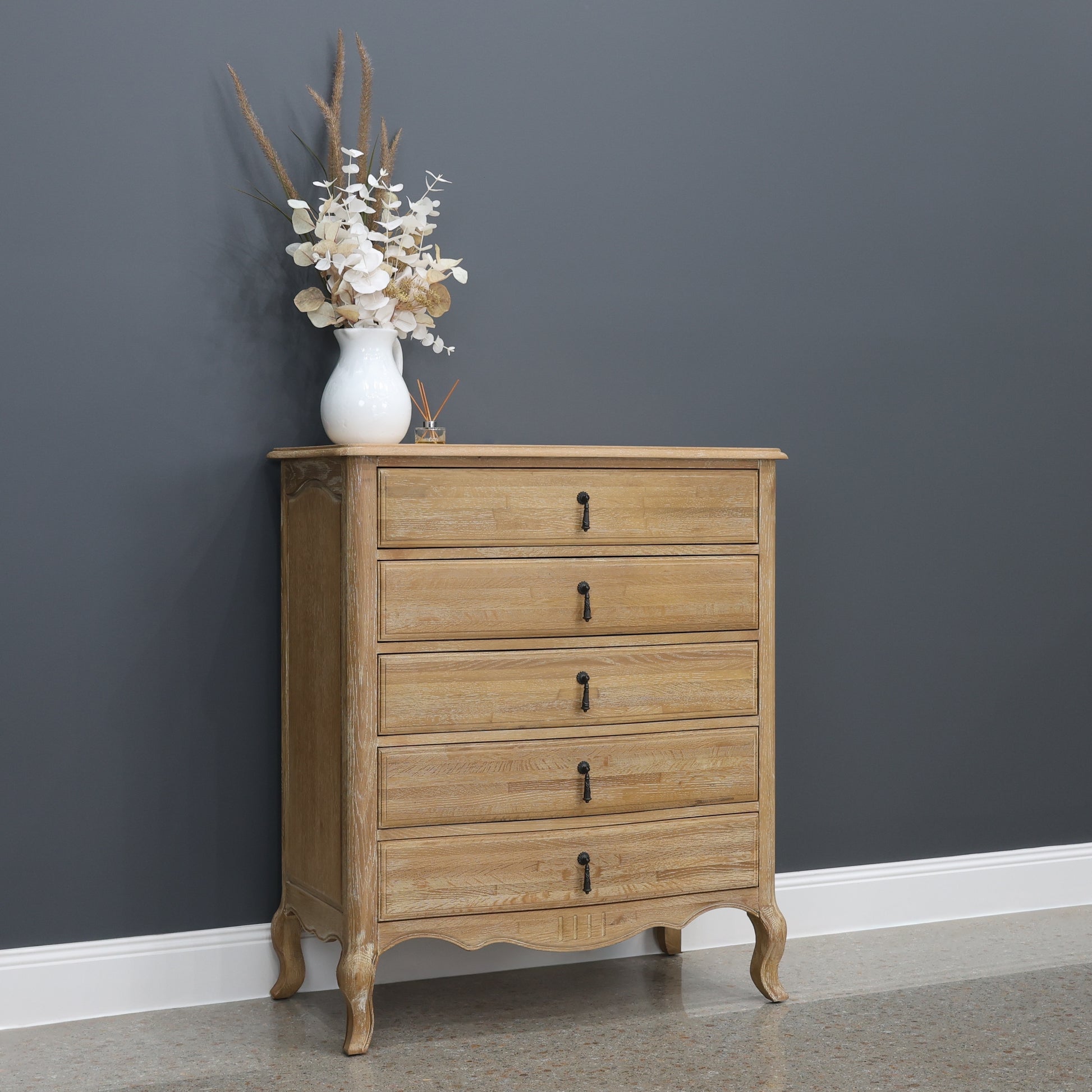 Mt Eden 5 Drawer Tallboy