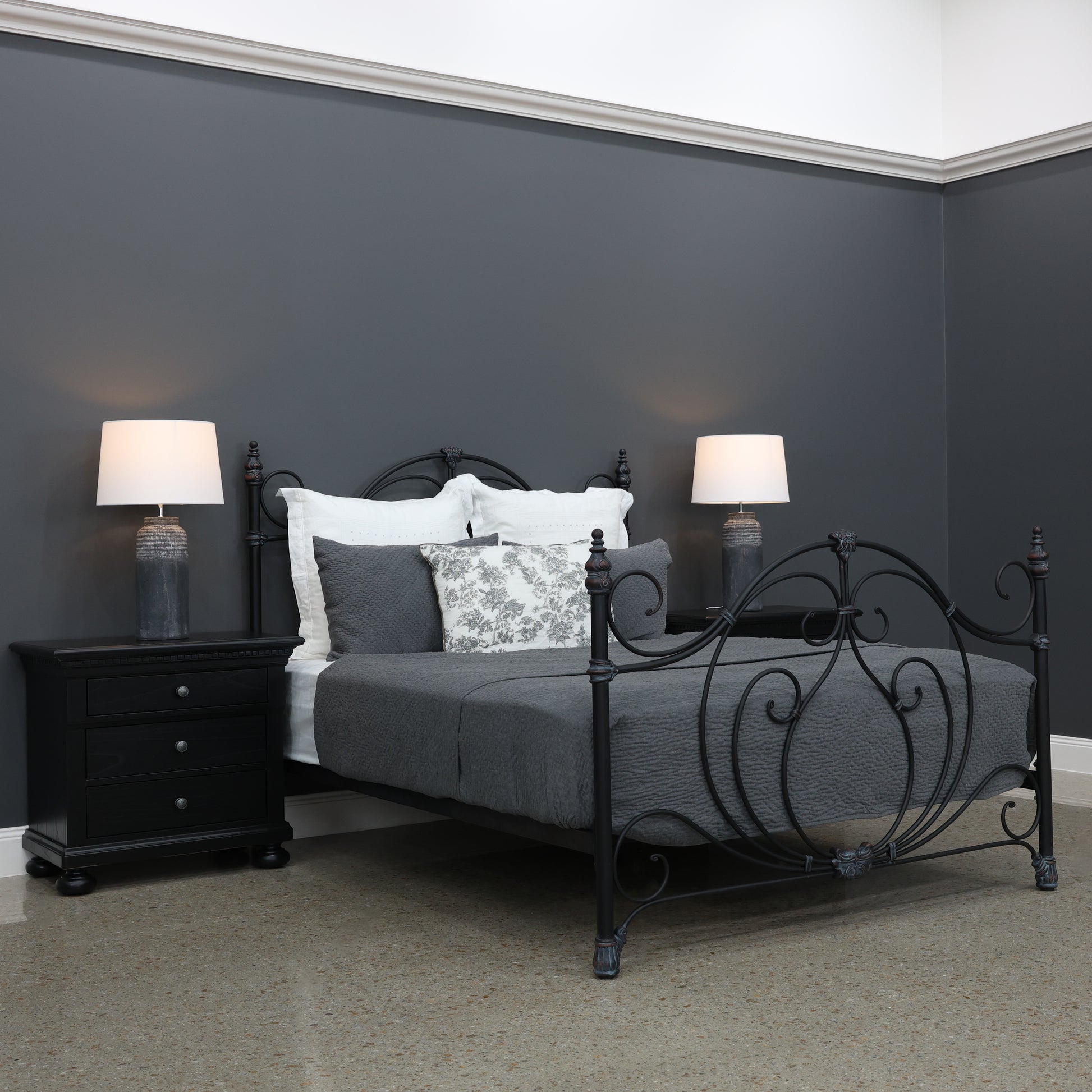 Mitchell Wrought Iron Bed