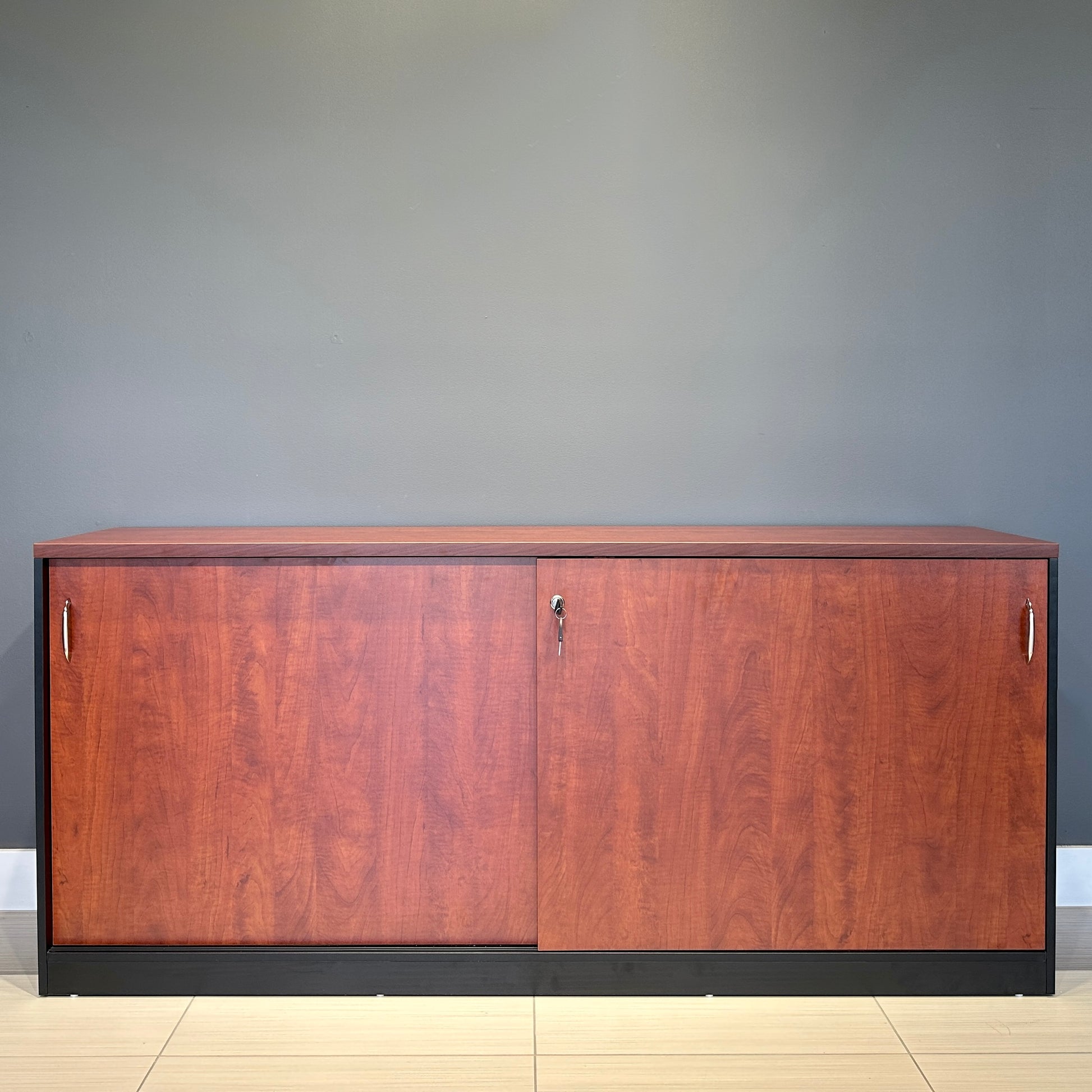 Performance 1800 Sliding Door Buffet - Red Gum/ Charcoal