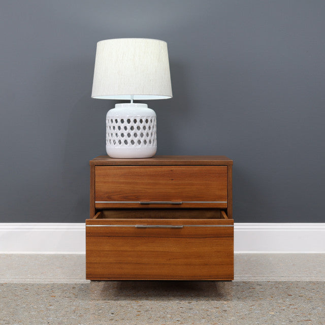The Black Wood Bedside Table