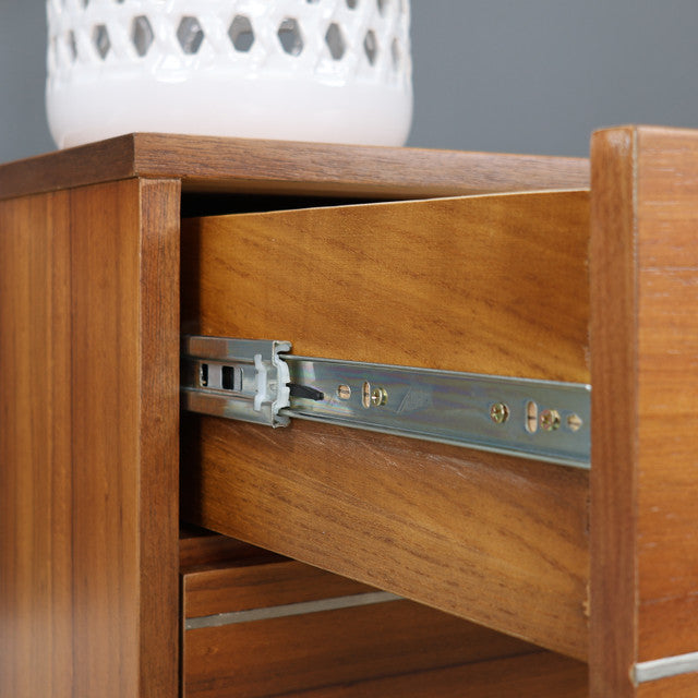 The Black Wood Bedside Table