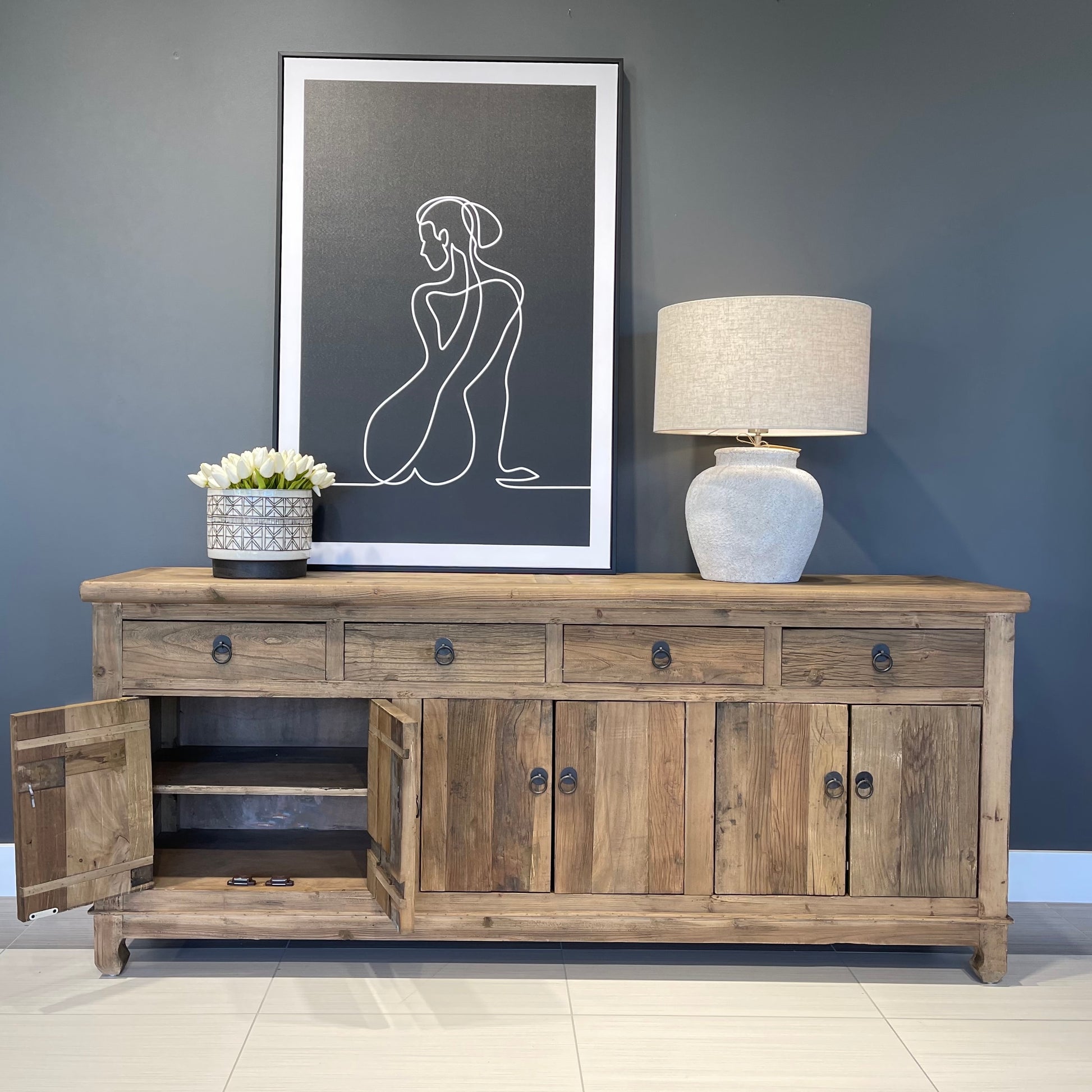 Eldorado Buffet w/ 4 Drawers & 6 Doors