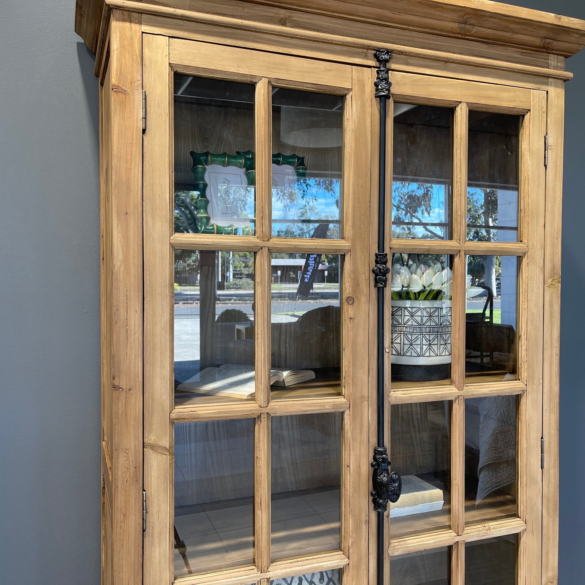Hagrid Glass Door Display Cabinet