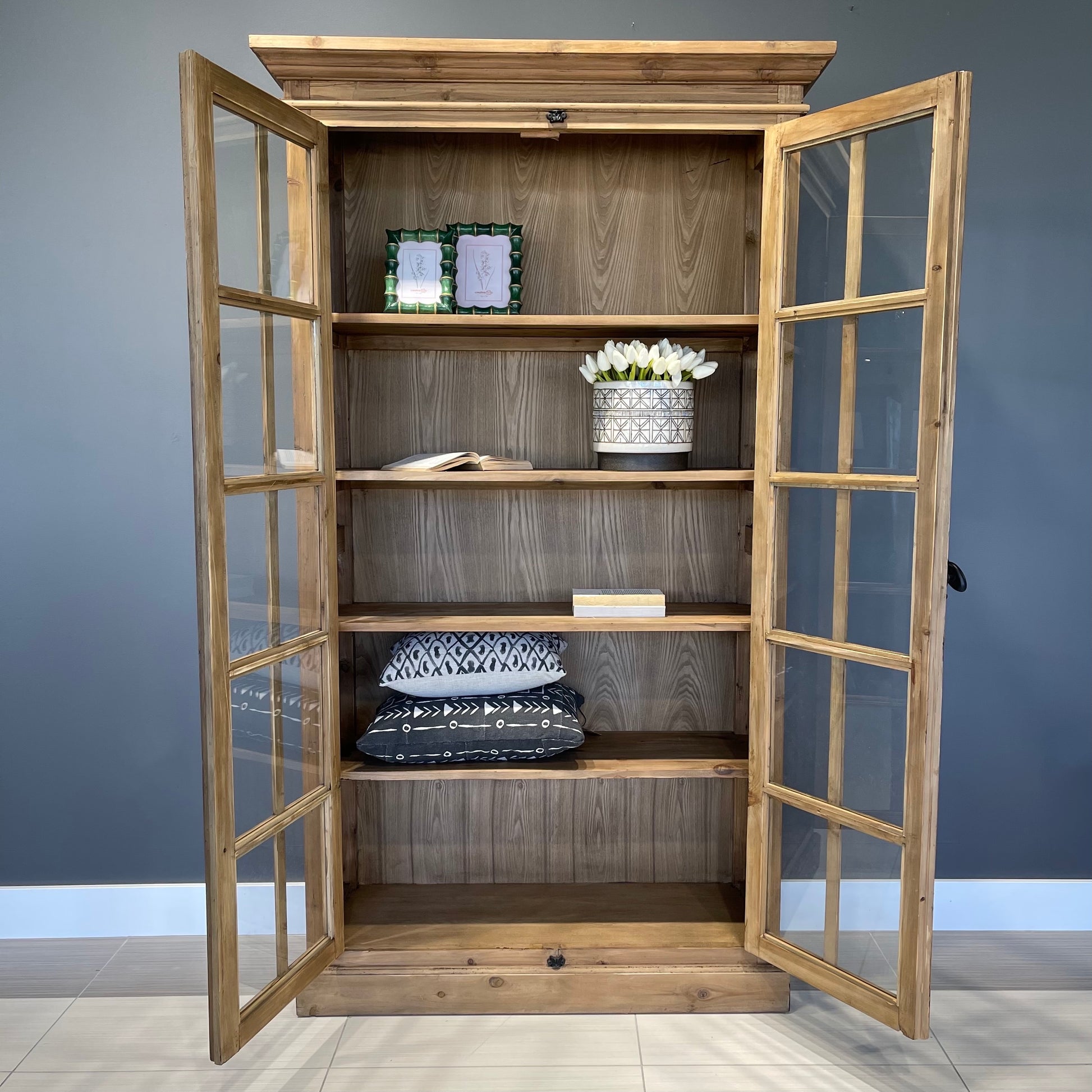 Hagrid Glass Door Display Cabinet