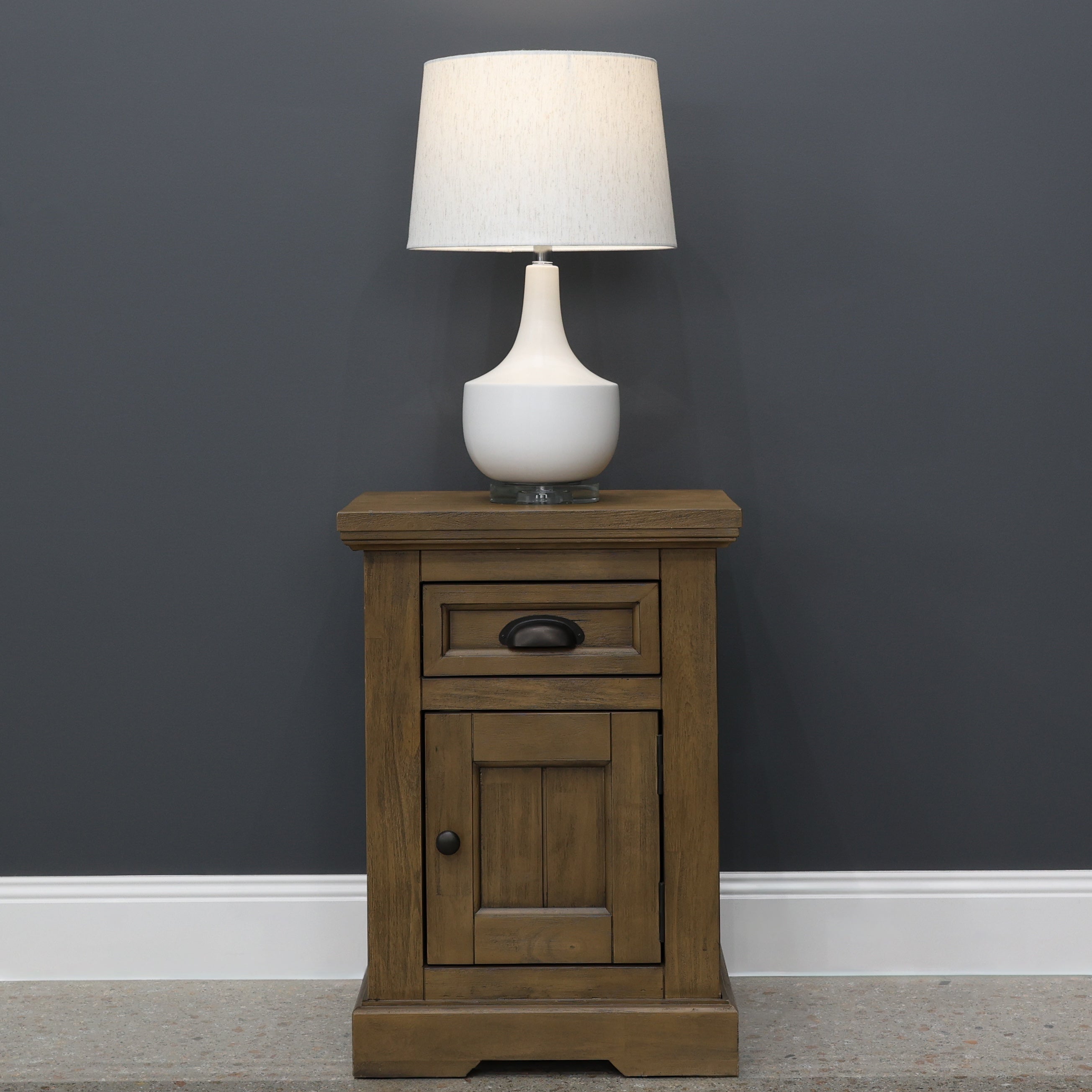 Macedon Bedside Table 1 Door 1 Drawer