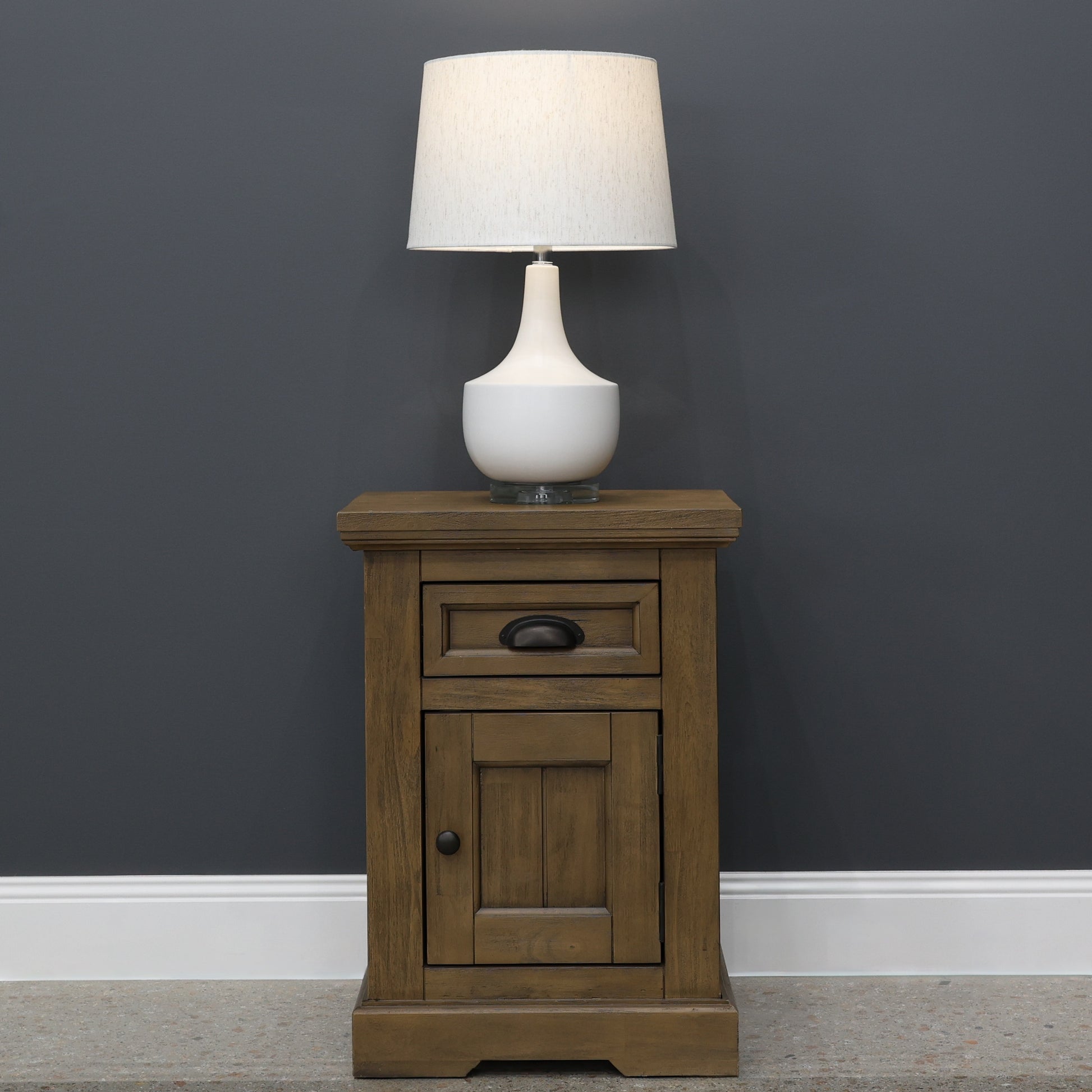 Macedon Bedside Table 1 Door 1 Drawer
