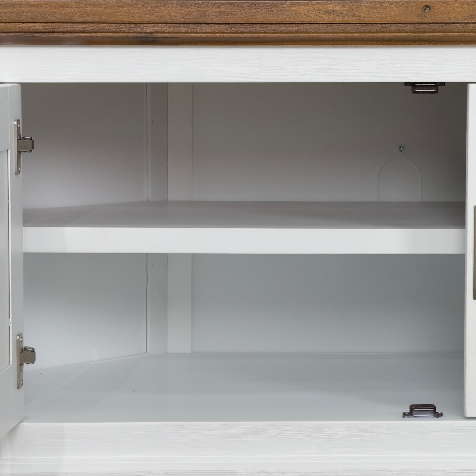 Provedore Two Tone Corner Tv Unit