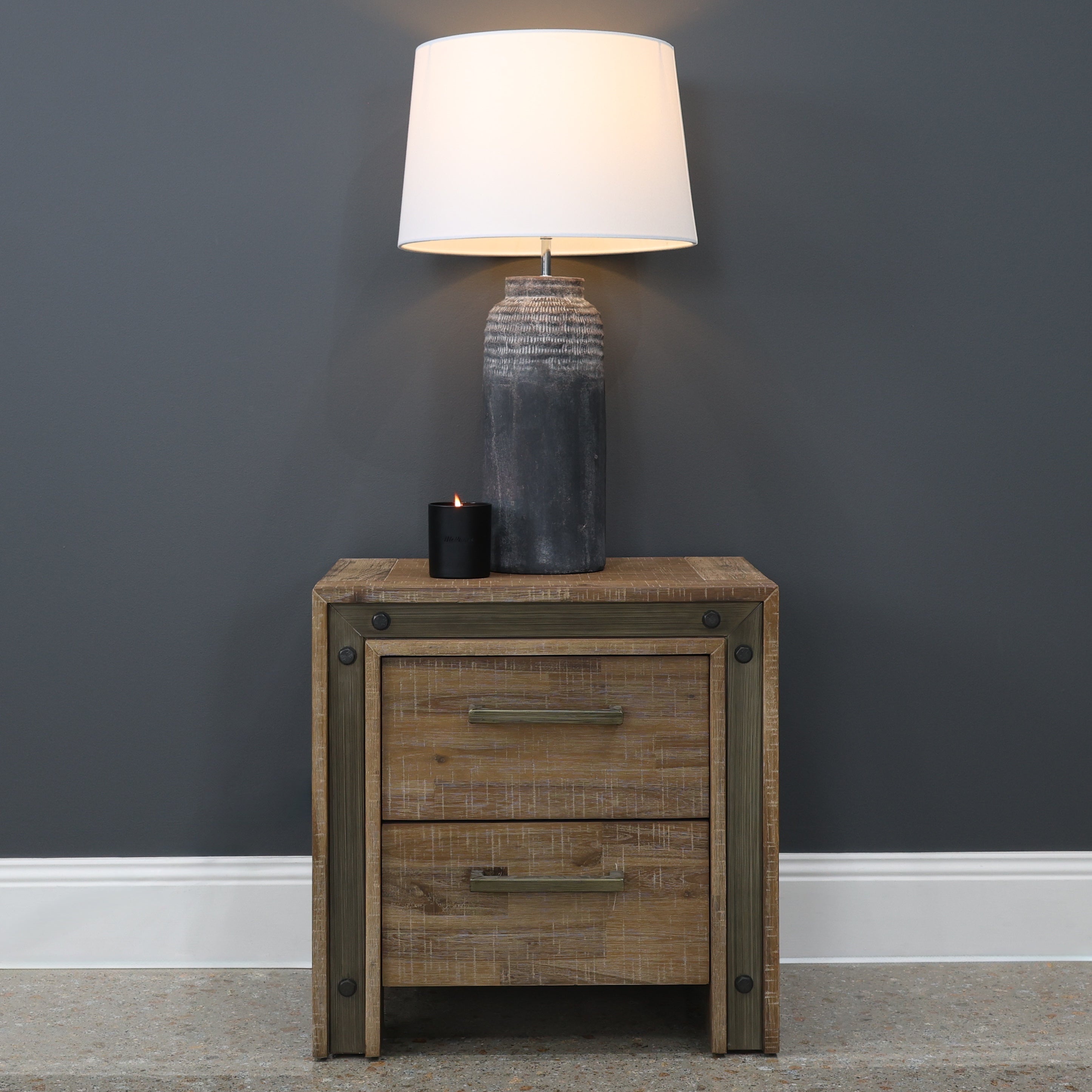 Ballarat Bedside w/ 2 Drawers