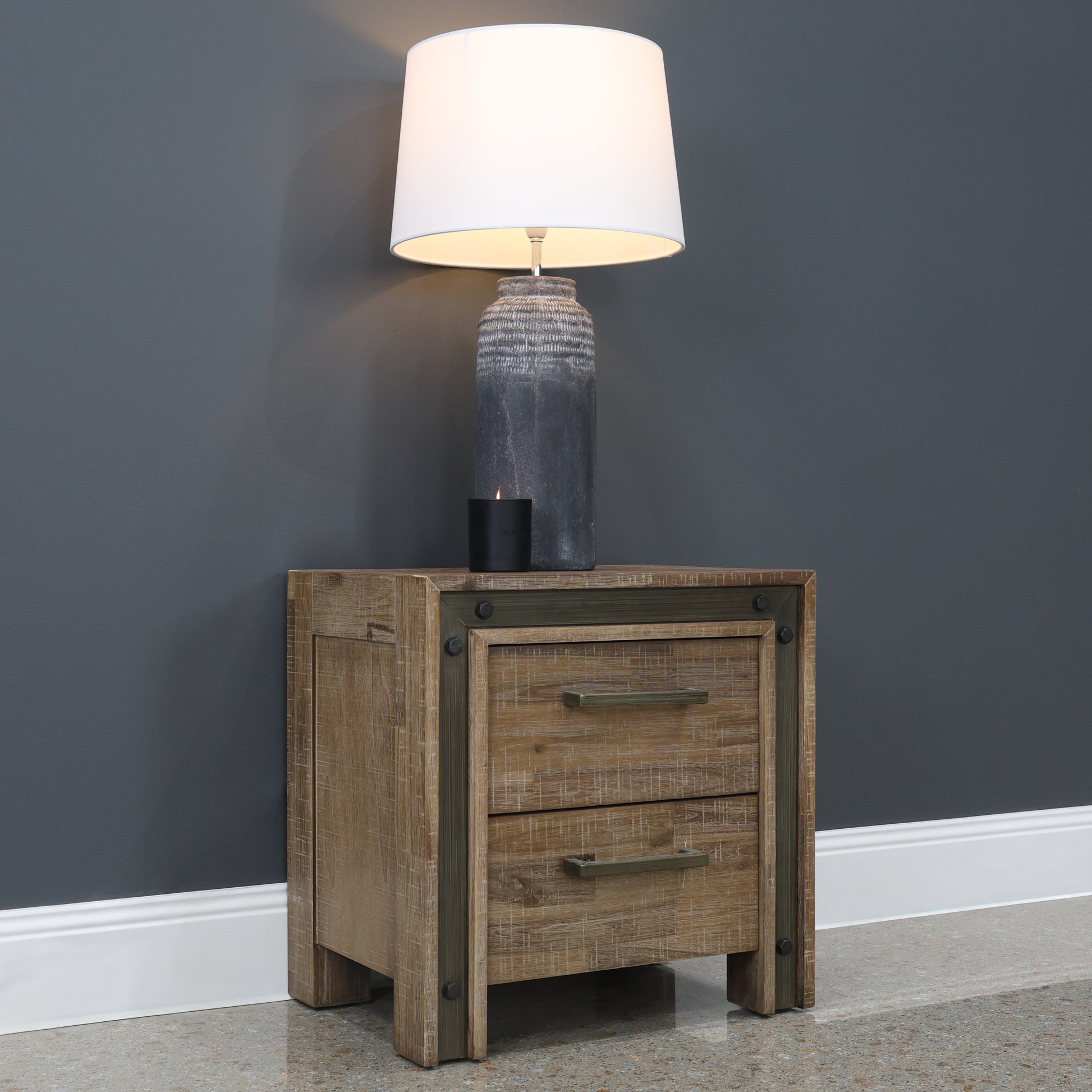 Ballarat Bedside w/ 2 Drawers