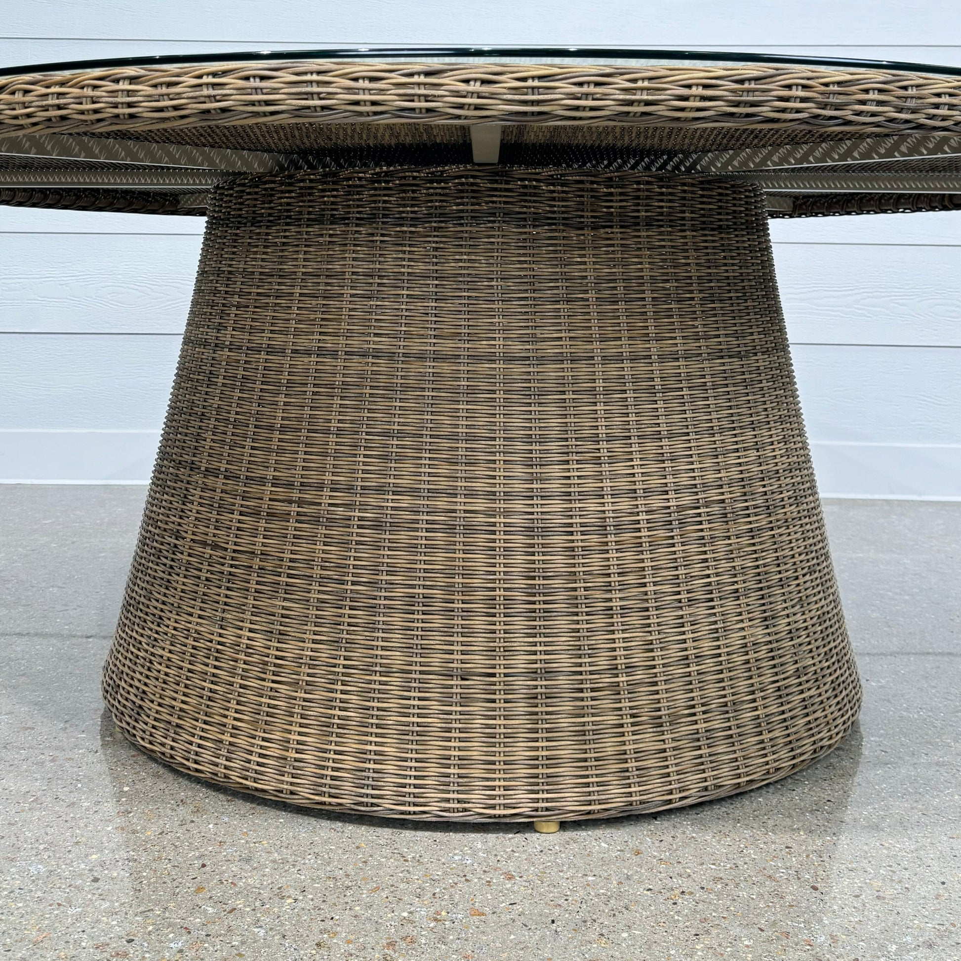 Mulwala 180cm Round Dining Table - Brushed Wheat