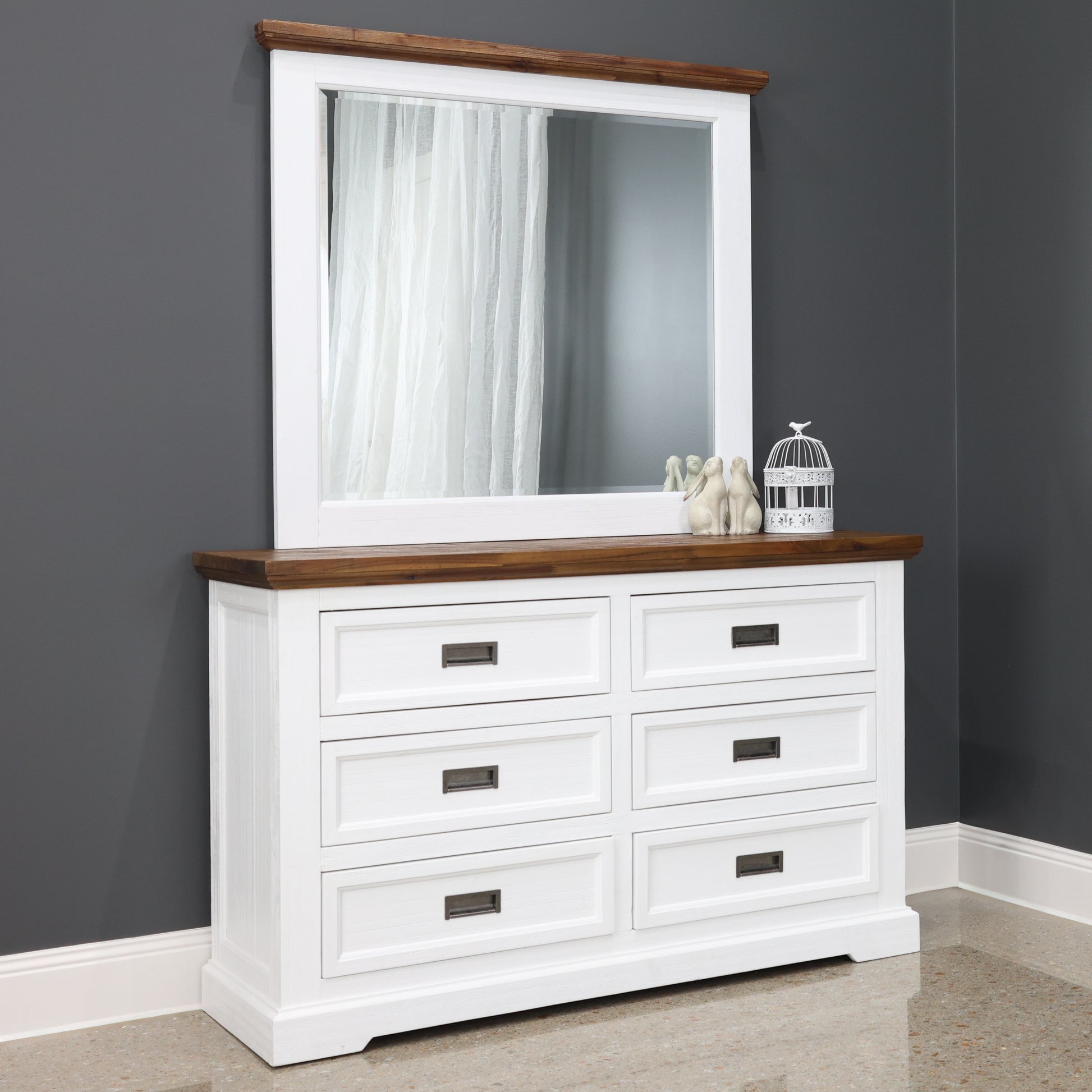 Provedore Two Tone Dresser Mirror