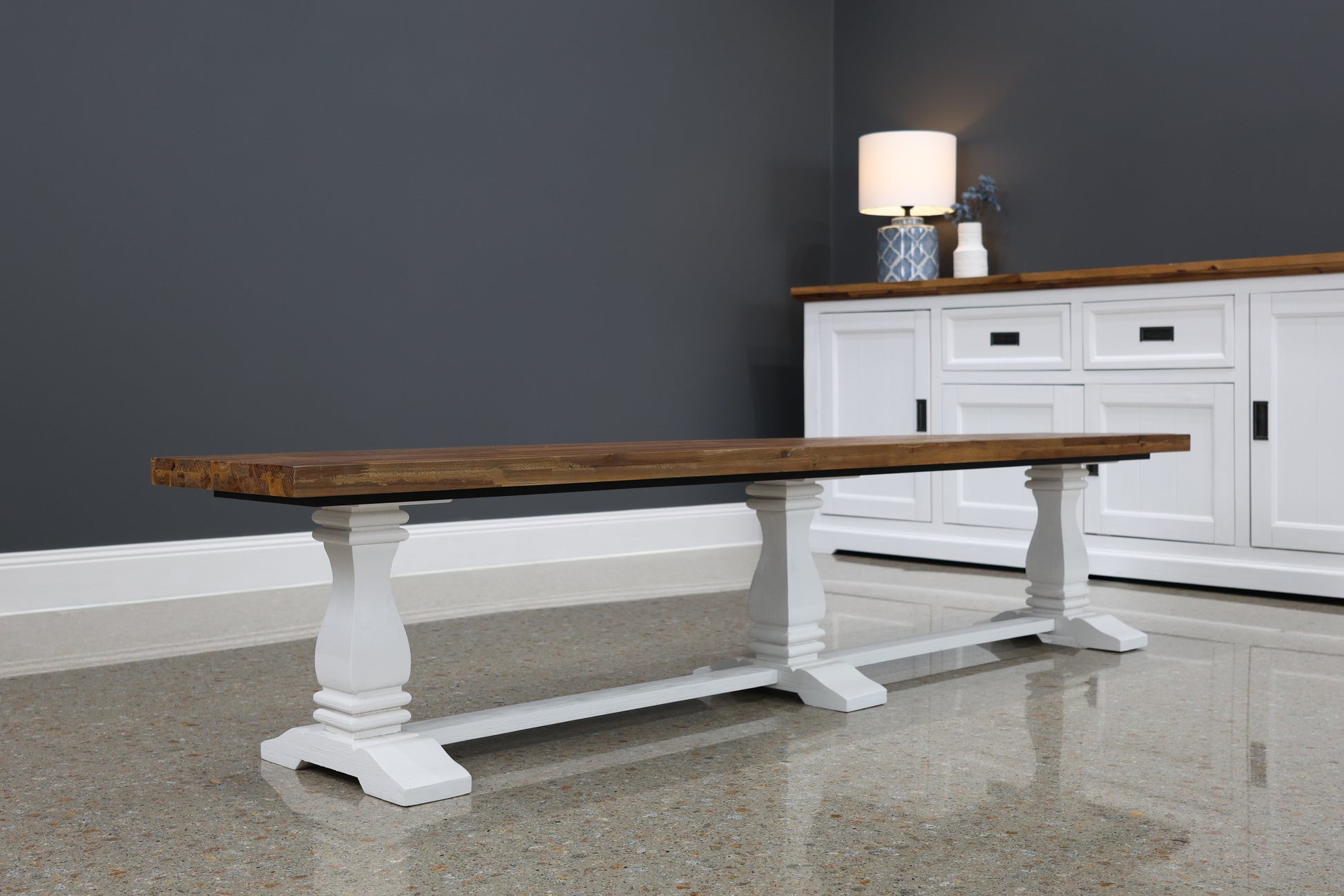 Provedore Two Tone Bench Seat