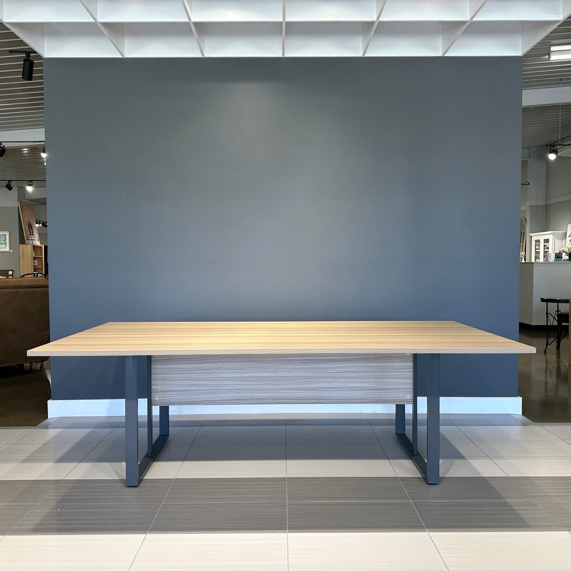 Performance 2400 Boardroom Table - Natural Oak/ Charcoal