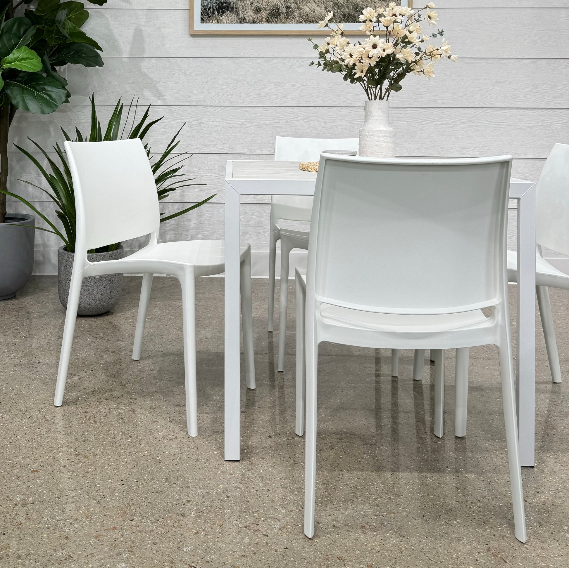 Anglesea Dining Chair Set - White