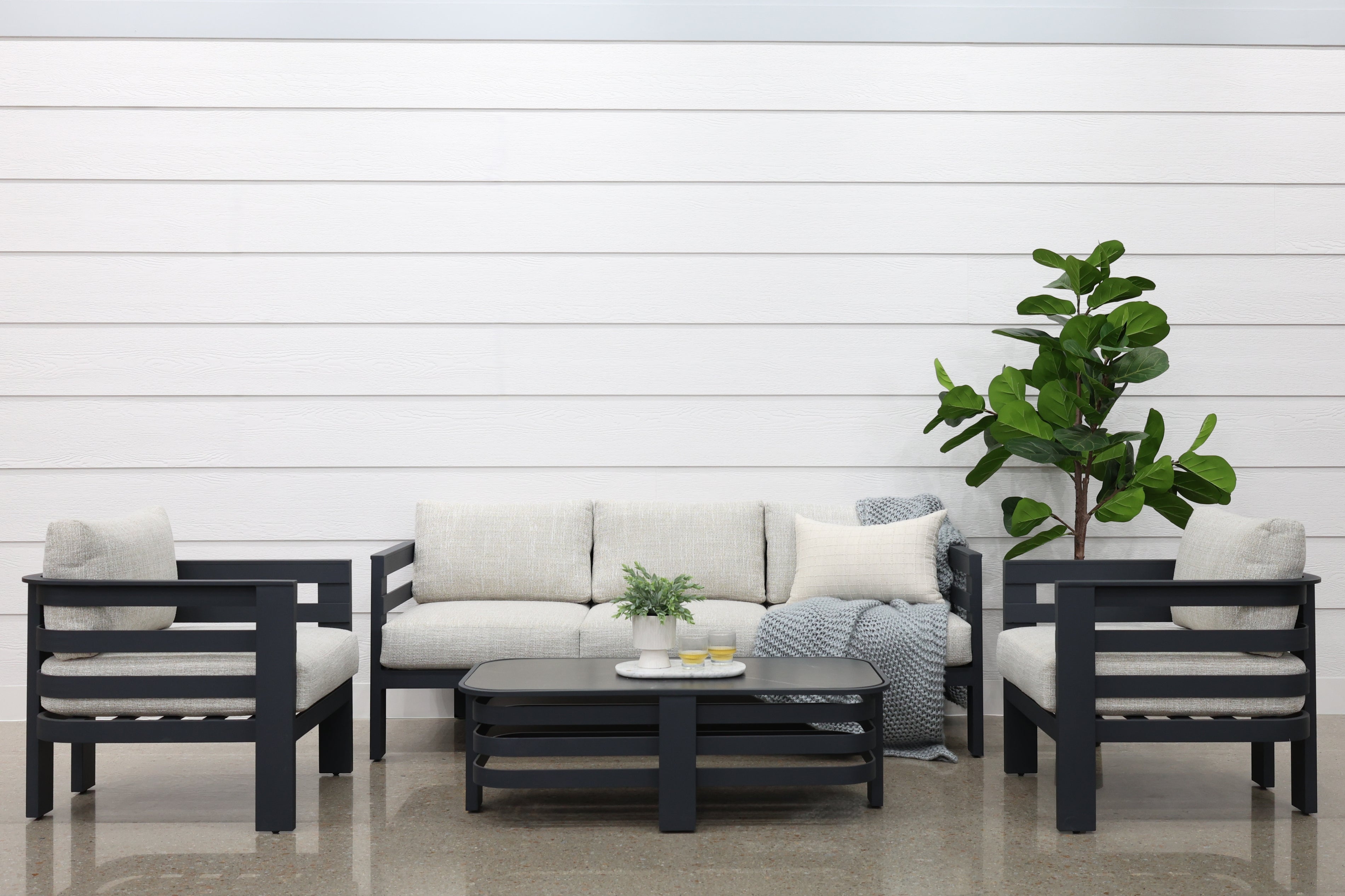 Bundalong 3 Seater, 2x Club Chairs & Coffee Table