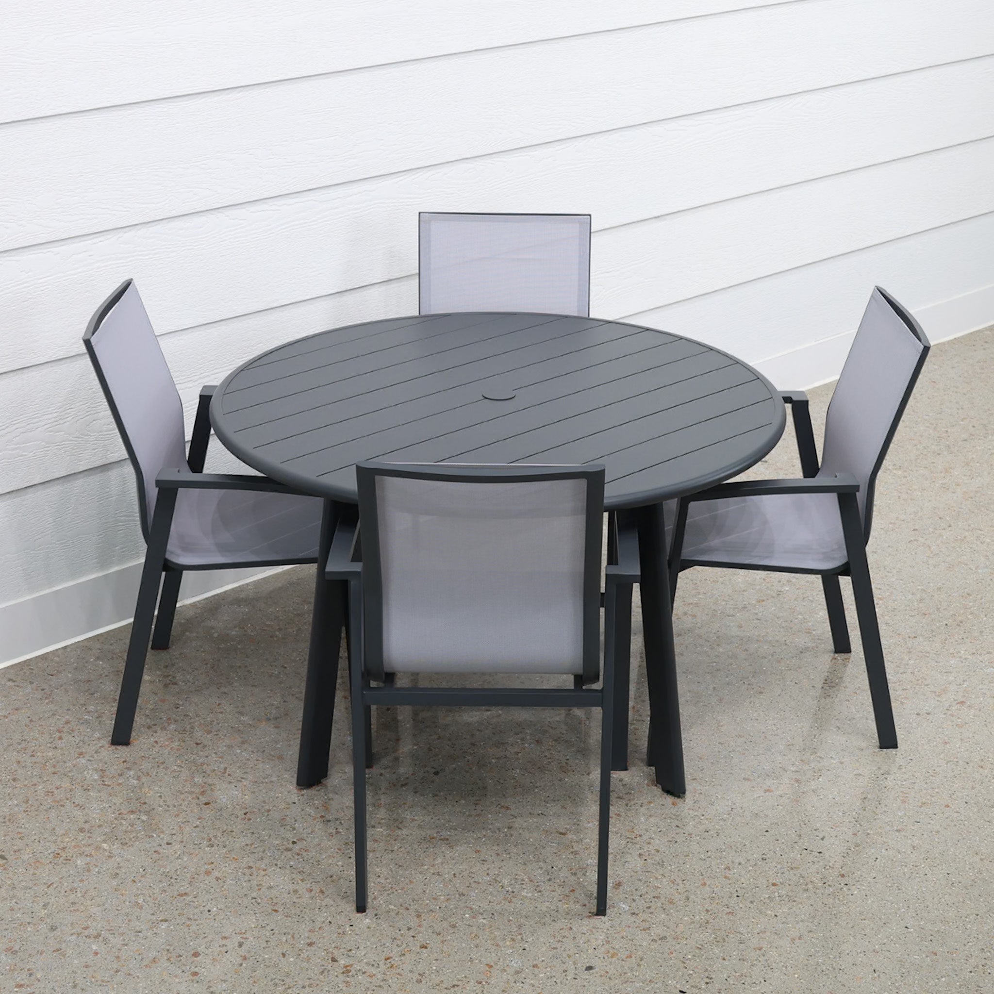 Avignon Dining Table - Charcoal