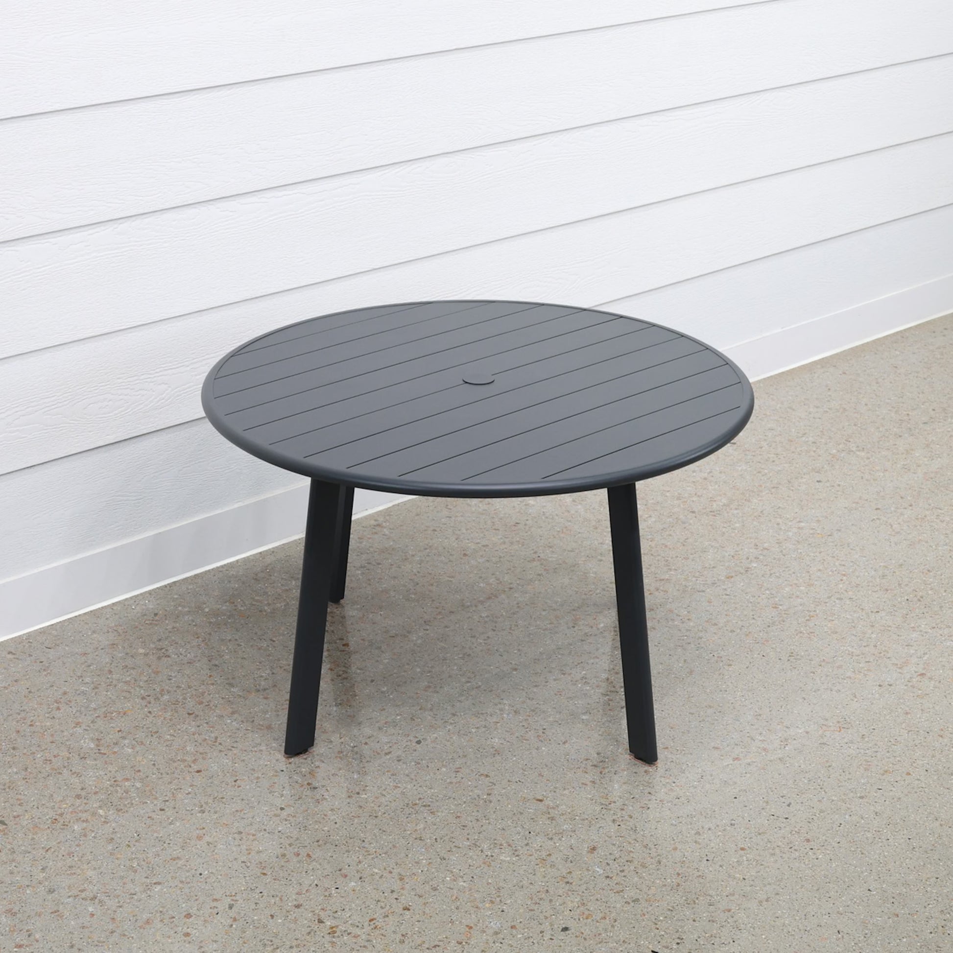 Avignon Dining Table Round - Charcoal