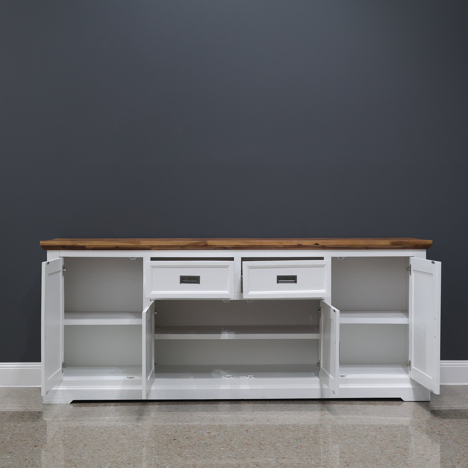 Provedore Two Tone Buffet - Large w/ 4 Doors, 2 Drawers