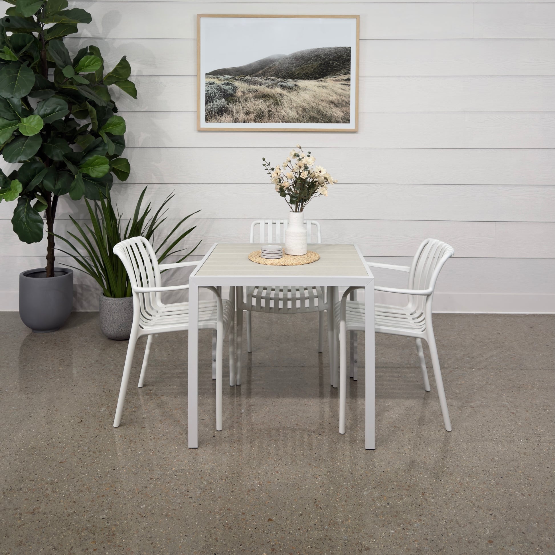 Newtown Square Dining Table - White