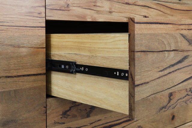 The Marri Wood Buffet w/ 3 Drawers 2 Doors