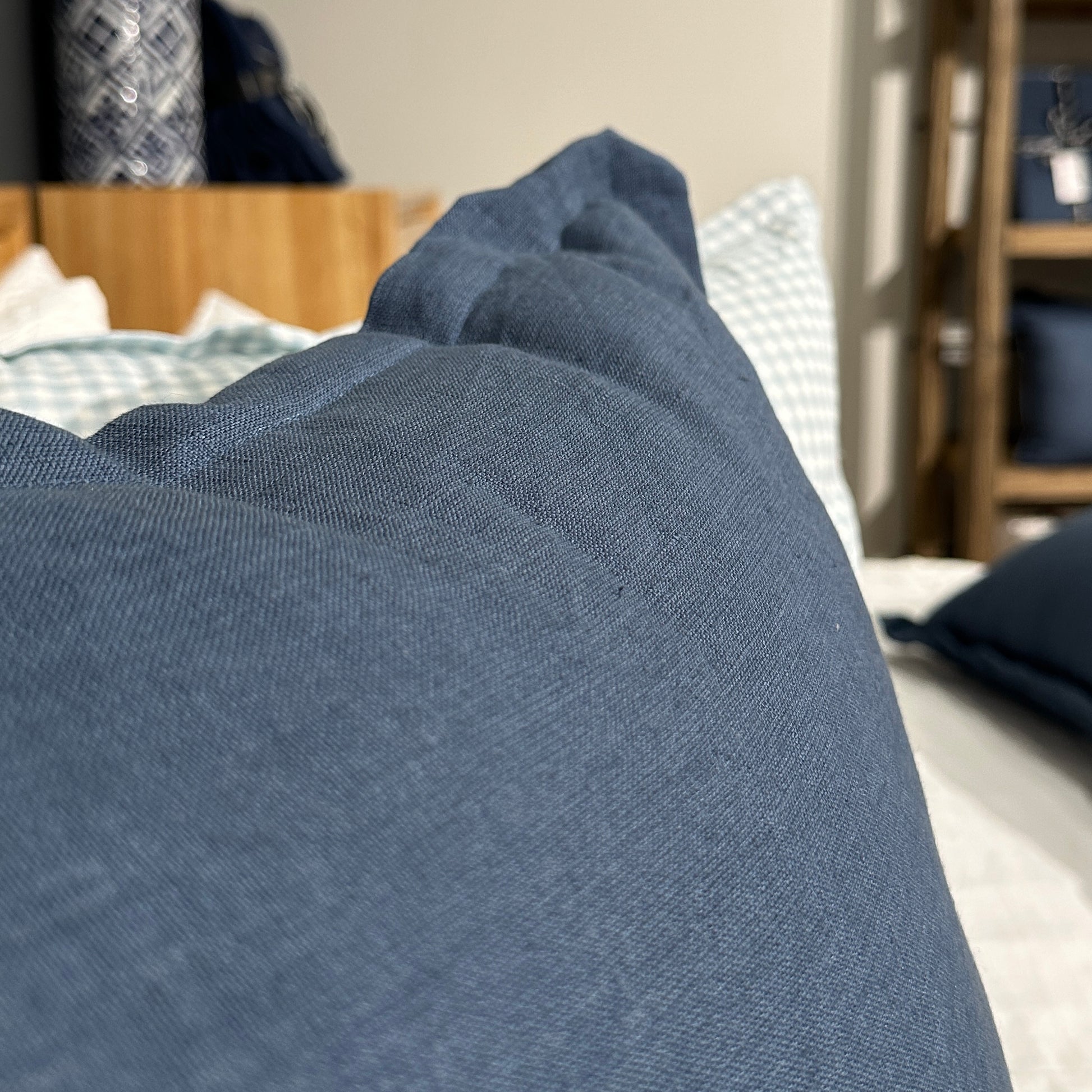 Ovens Cushion 55x55cm - French Blue