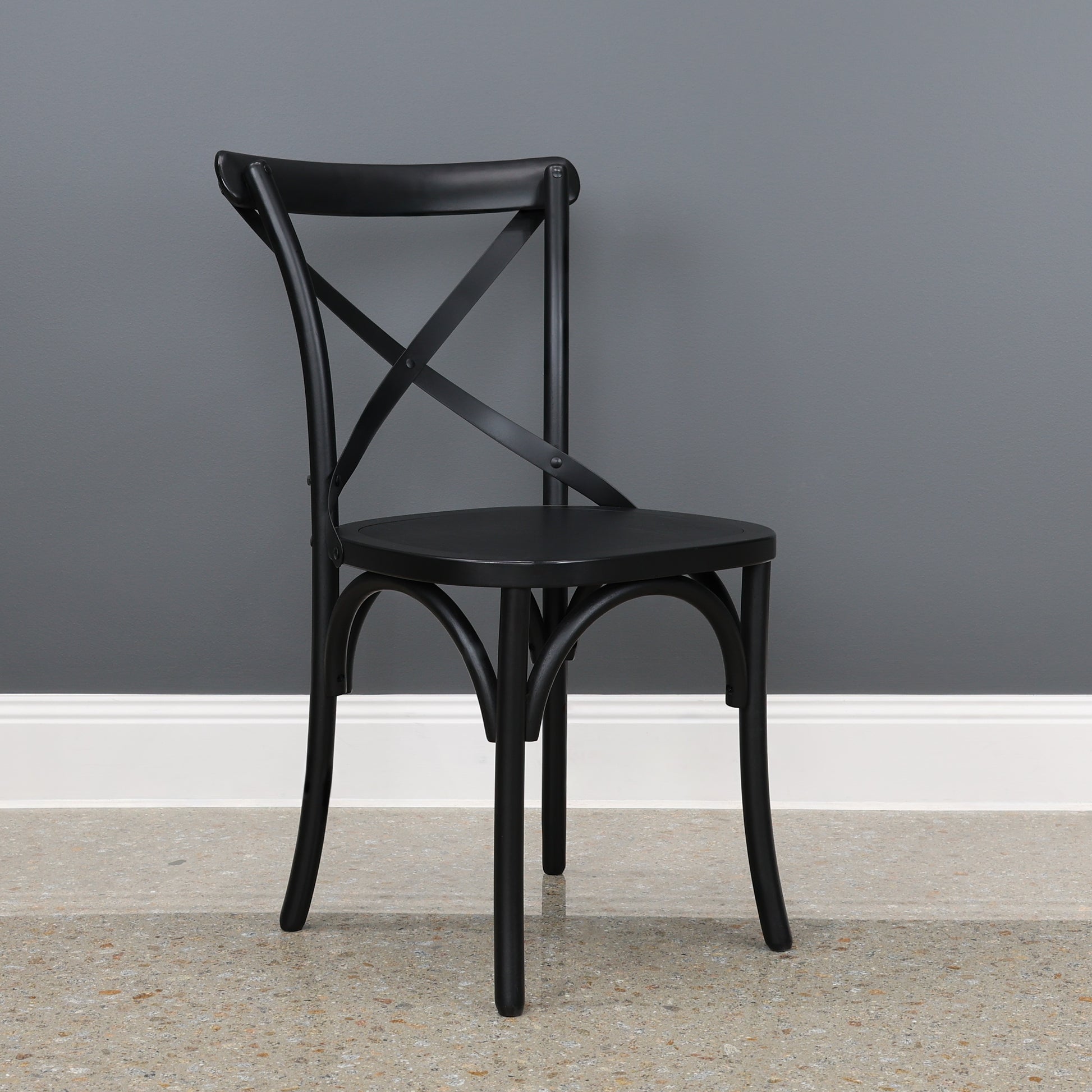 Cross Chair - Black