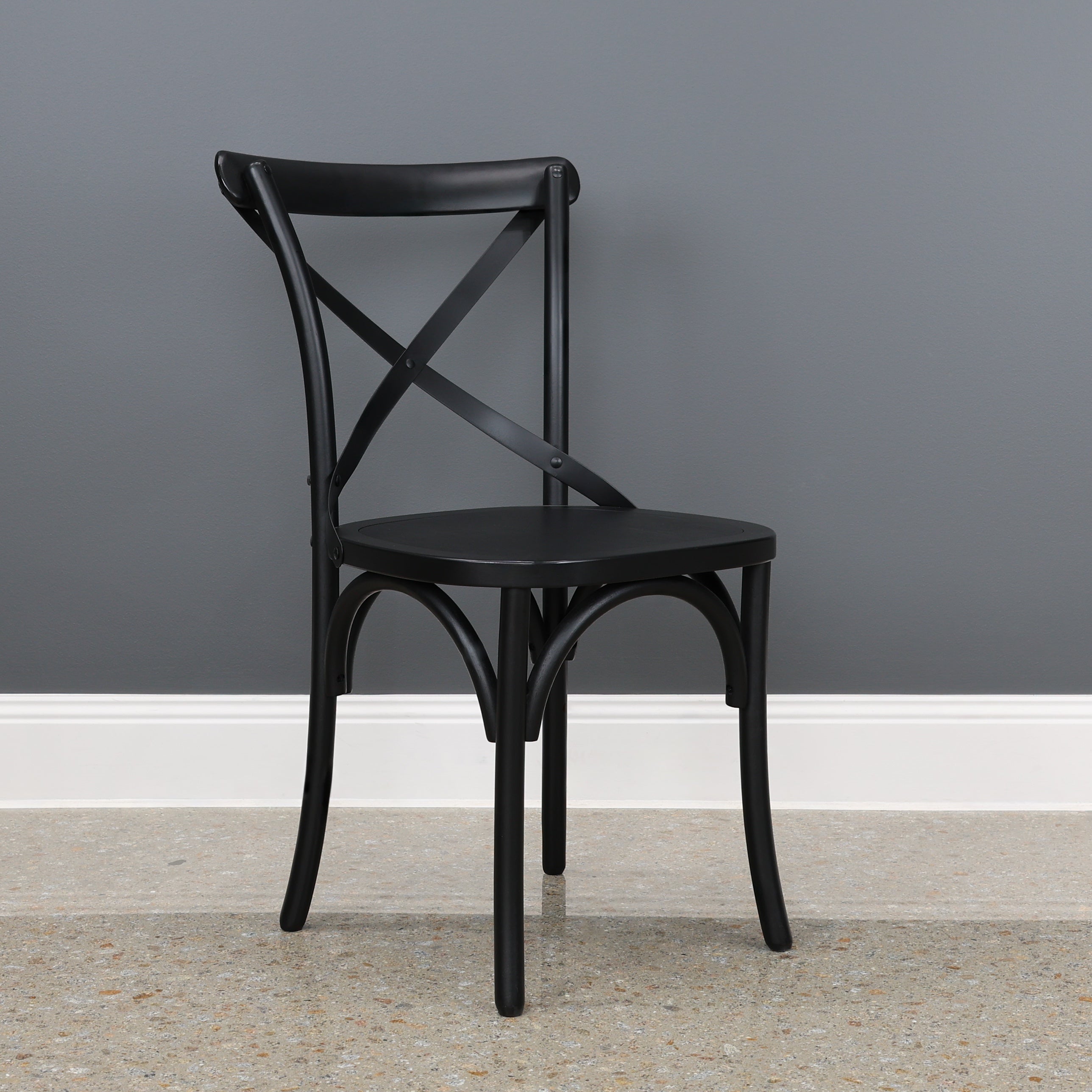 Cross Chair - Black