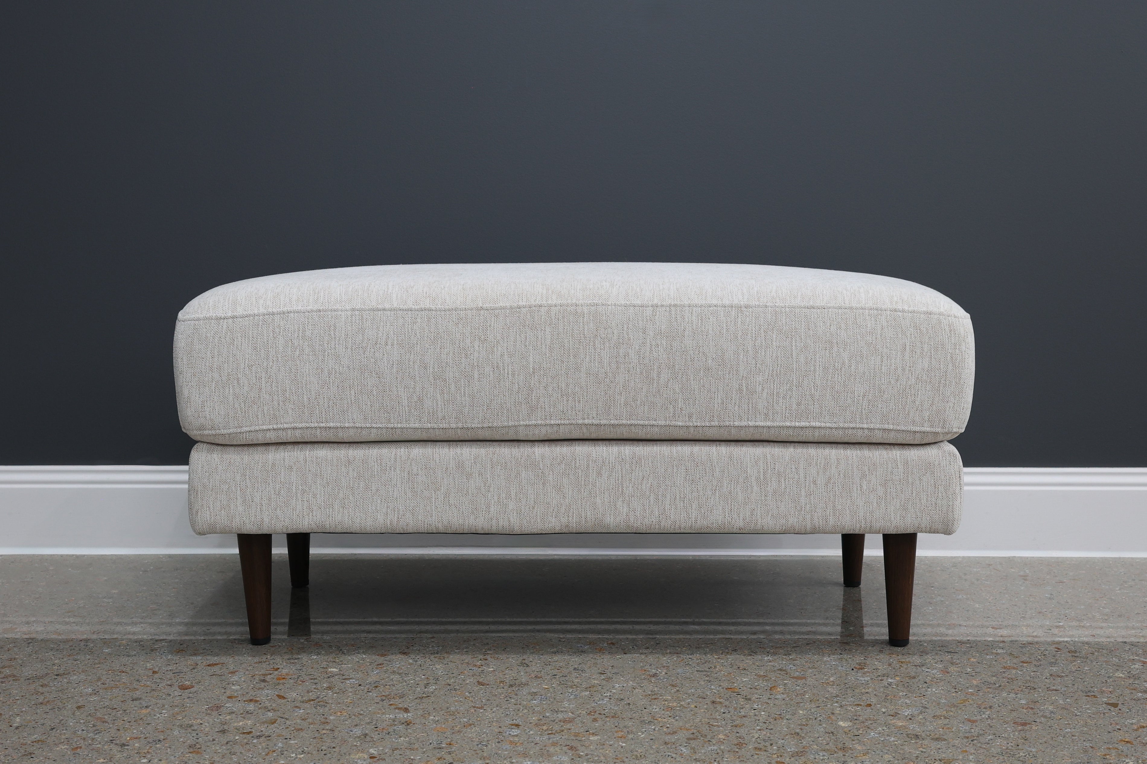 Canberra Ottoman - Natural