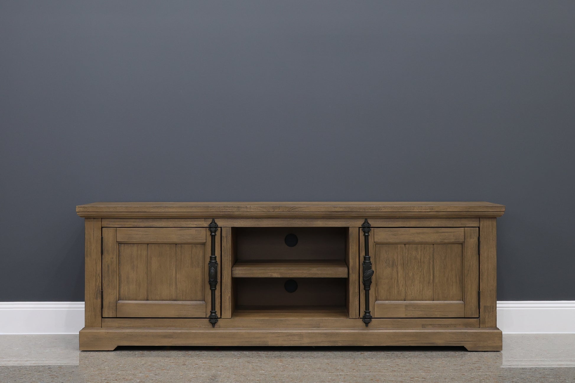 Macedon Tv Unit 2 Doors 2 Niches - Medium