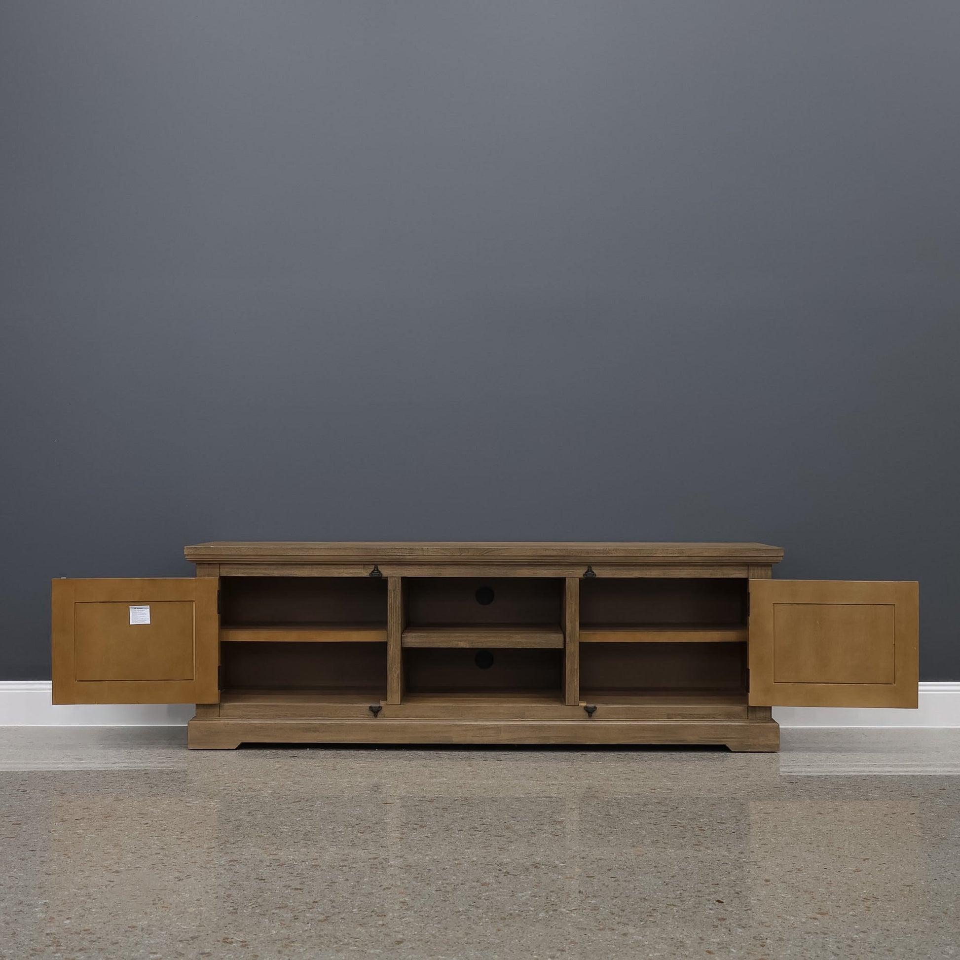 Macedon Tv Unit 2 Doors 2 Niches - Medium