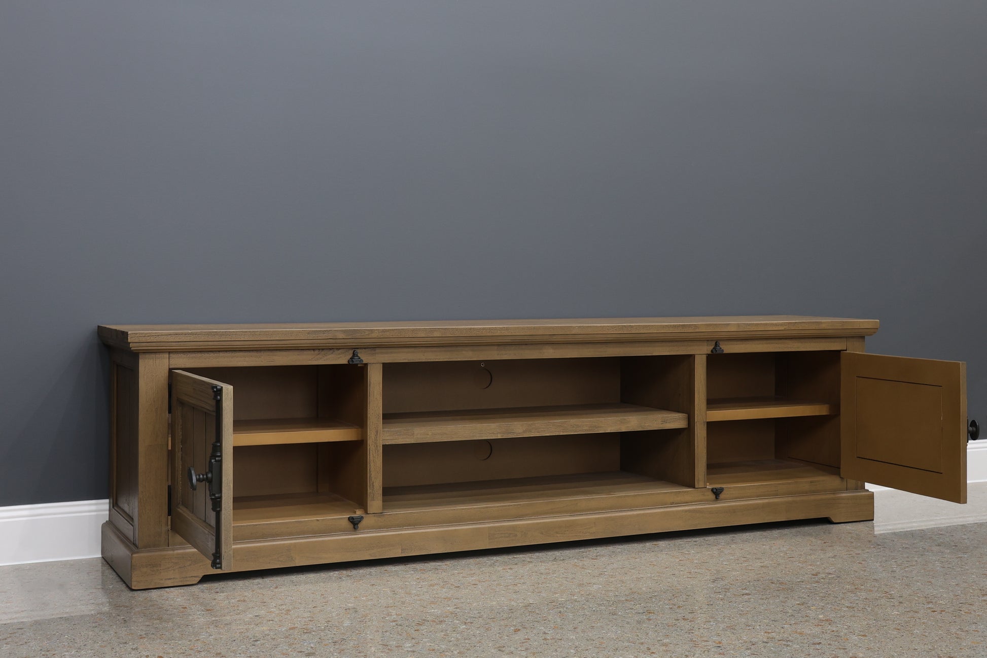 Macedon Tv Unit 2 Doors 2 Niches - Large