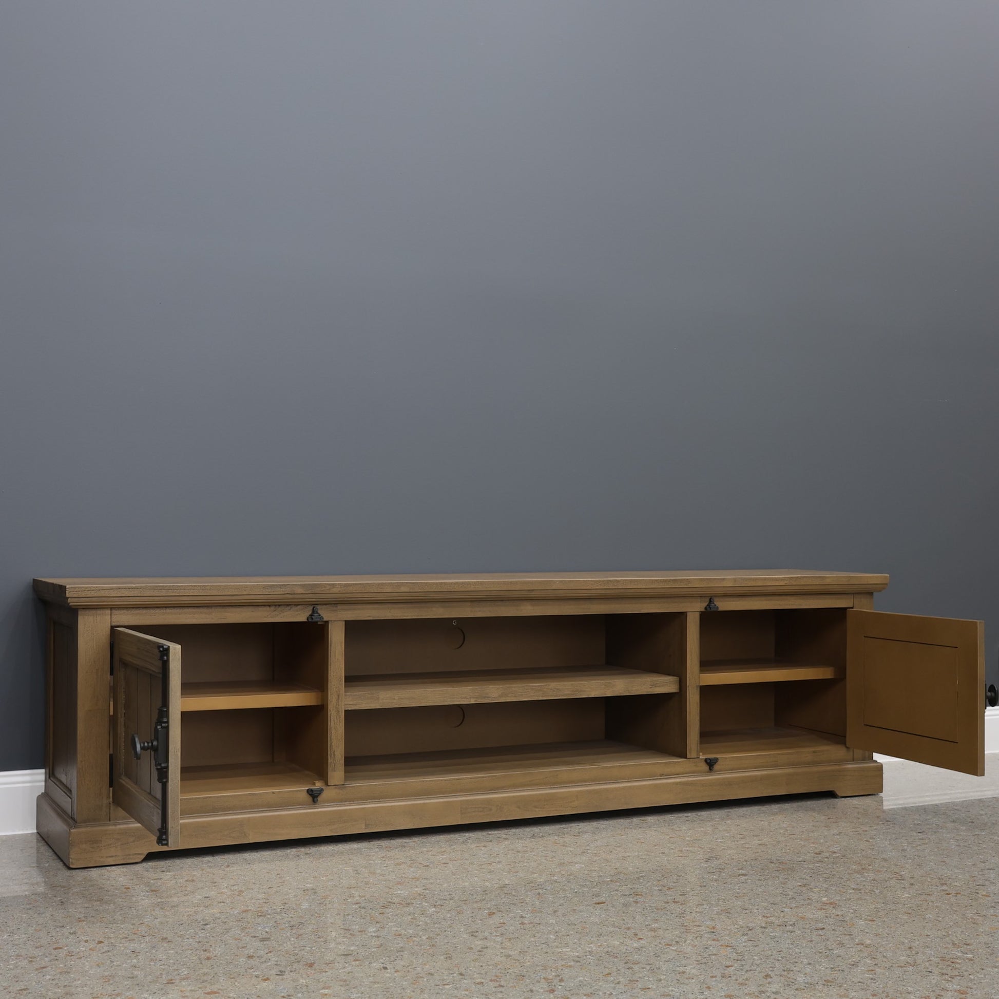 Macedon Tv Unit 2 Doors 2 Niches - Large