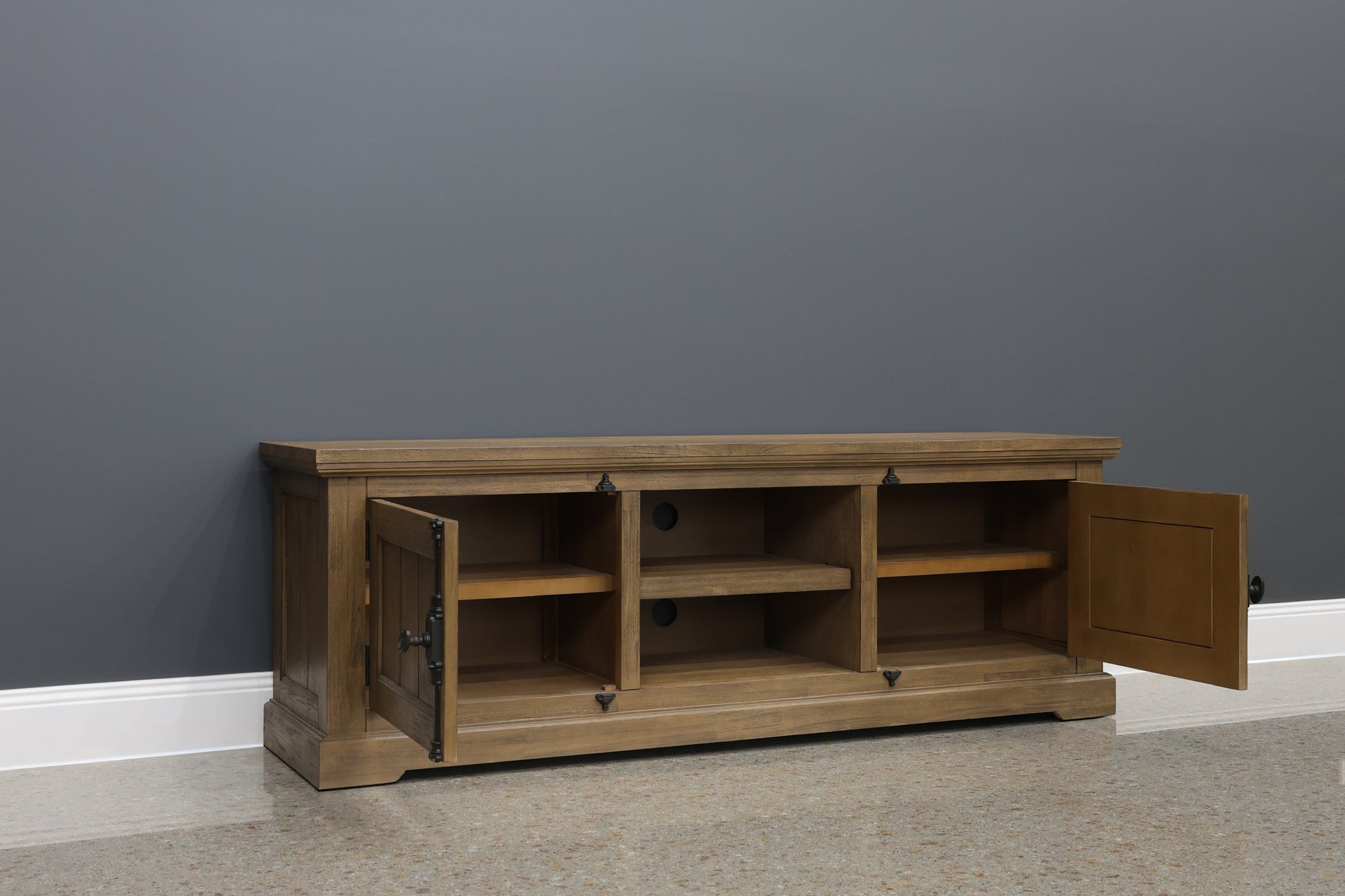 Macedon Tv Unit 2 Doors 2 Niches - Medium