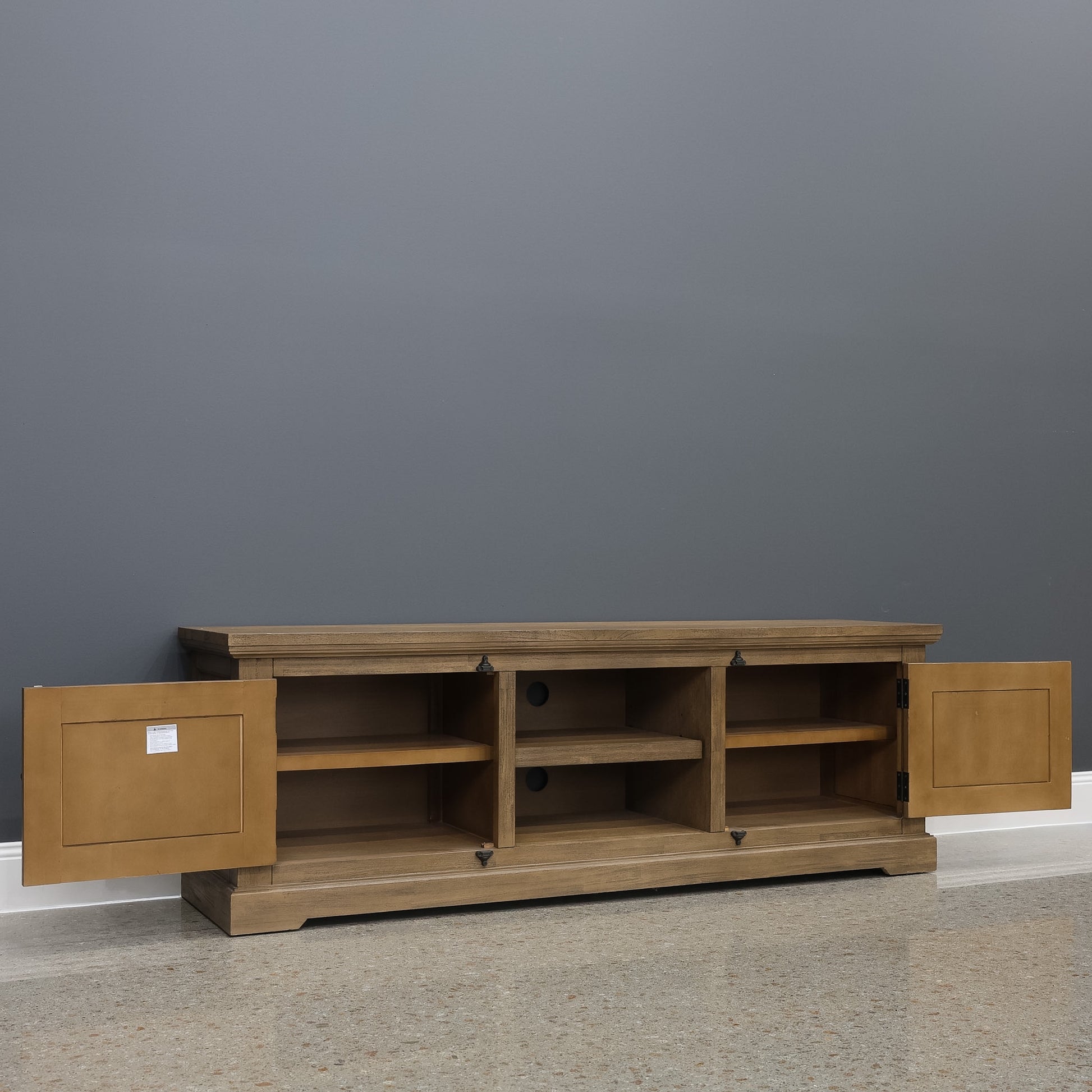 Macedon Tv Unit 2 Doors 2 Niches - Medium