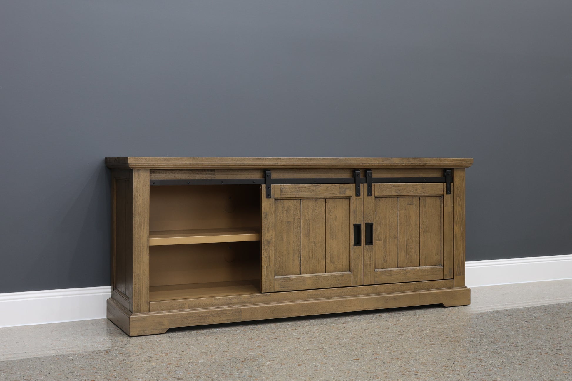 Macedon Small Tv Unit 2 Drawers 2 Sliding Door
