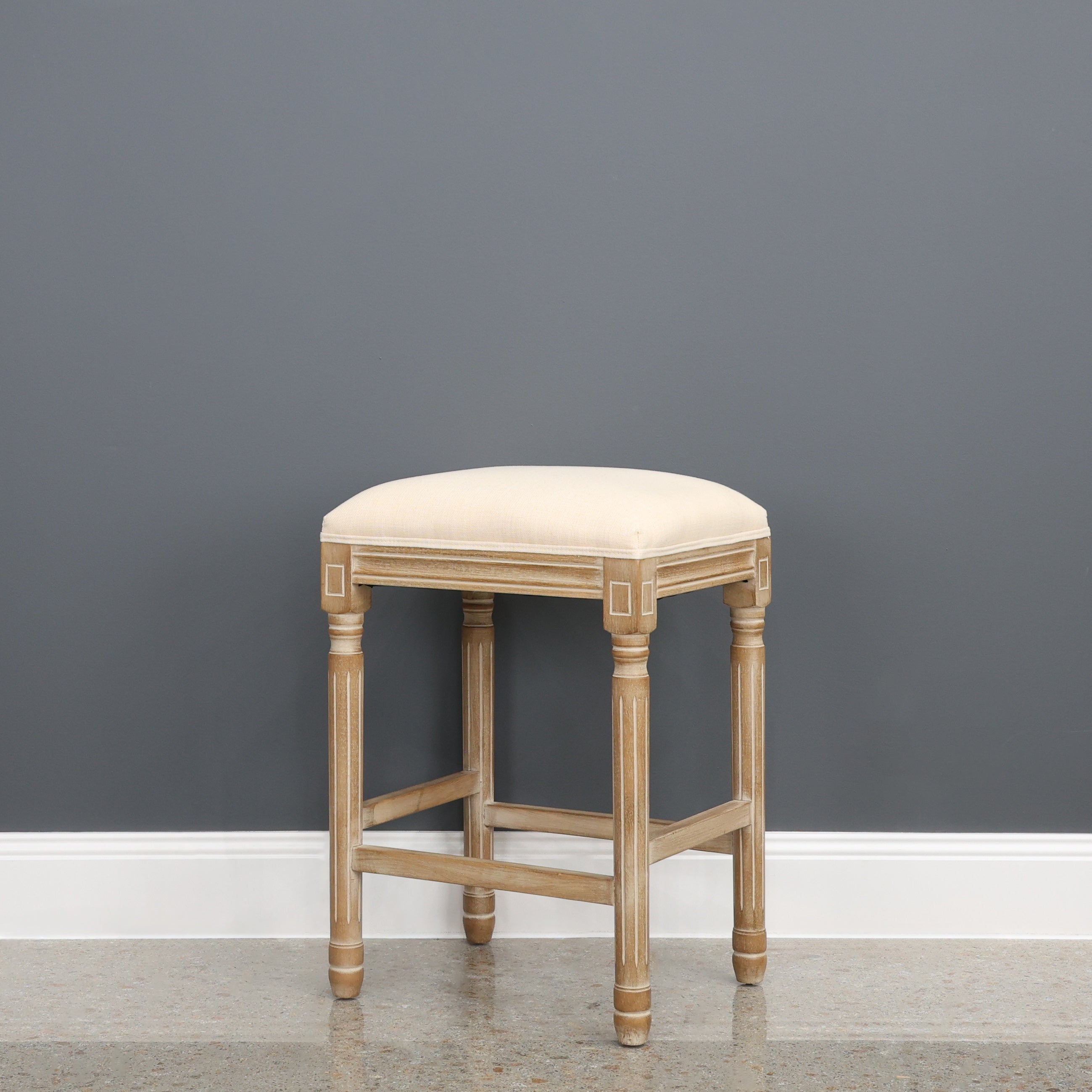 Provincial Stool Backless