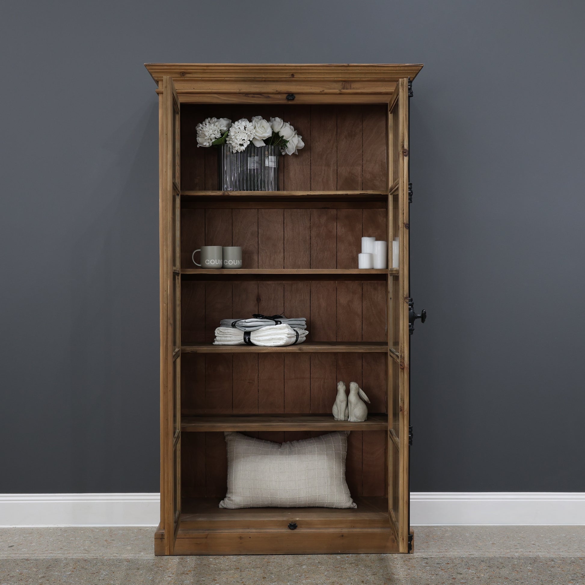 Hagrid Glass Door Display Cabinet