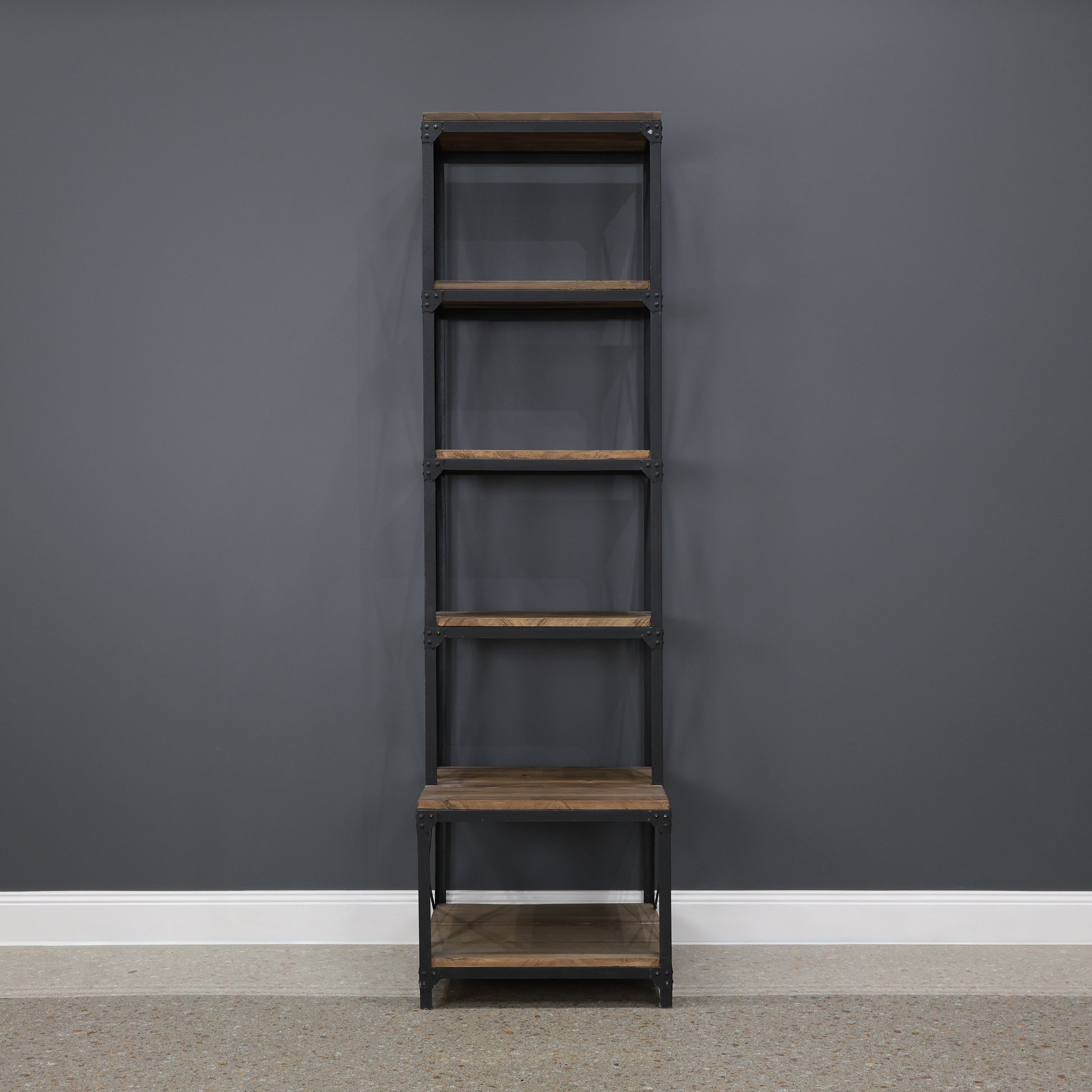 Hagrid Narrow Bookcase w/ Bench