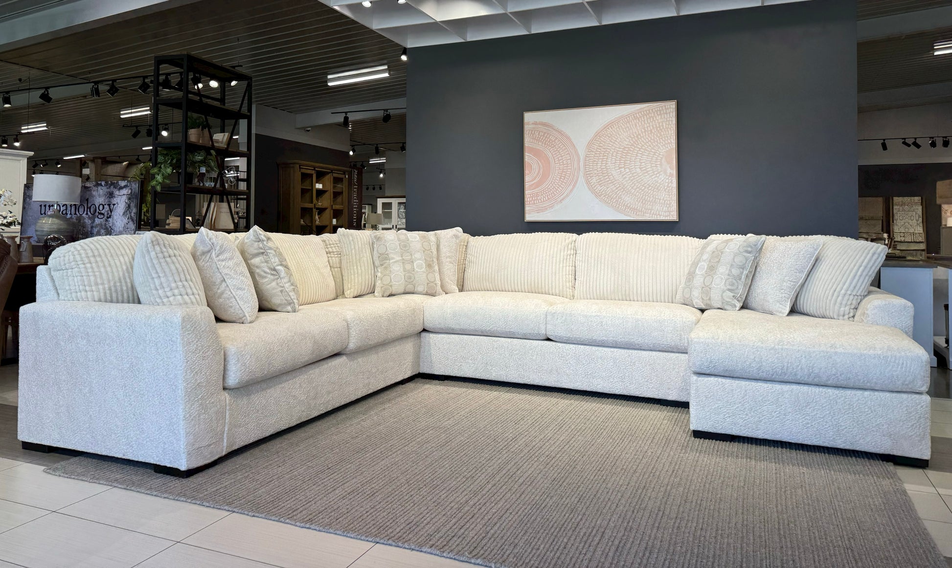 Point Cook 4 Piece Sectional - Right Hand Facing